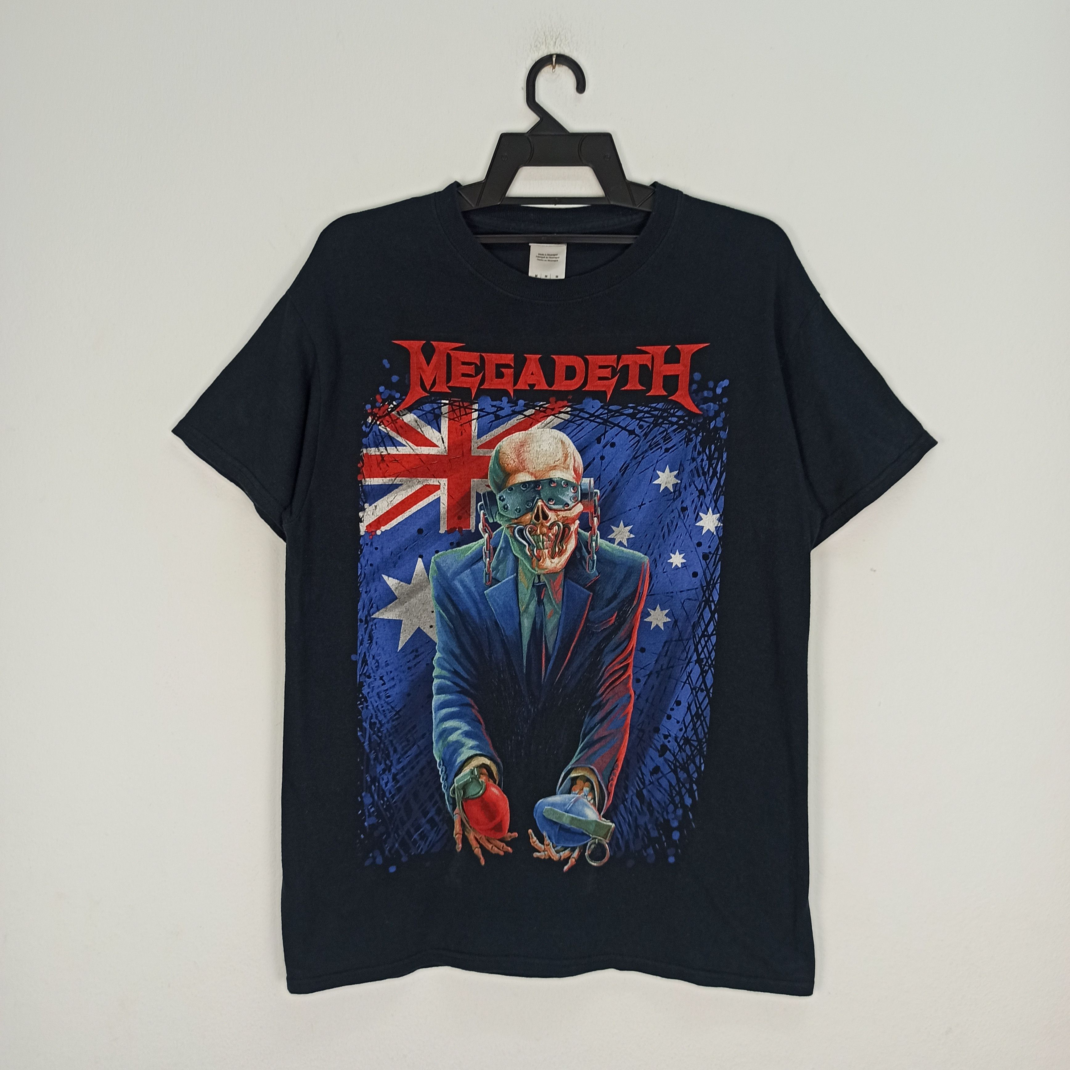 Megadeth Australian Tour 2015 Rock Band Tshirt Promo Hoodie, Sweatshirt | PodTeesHub.com