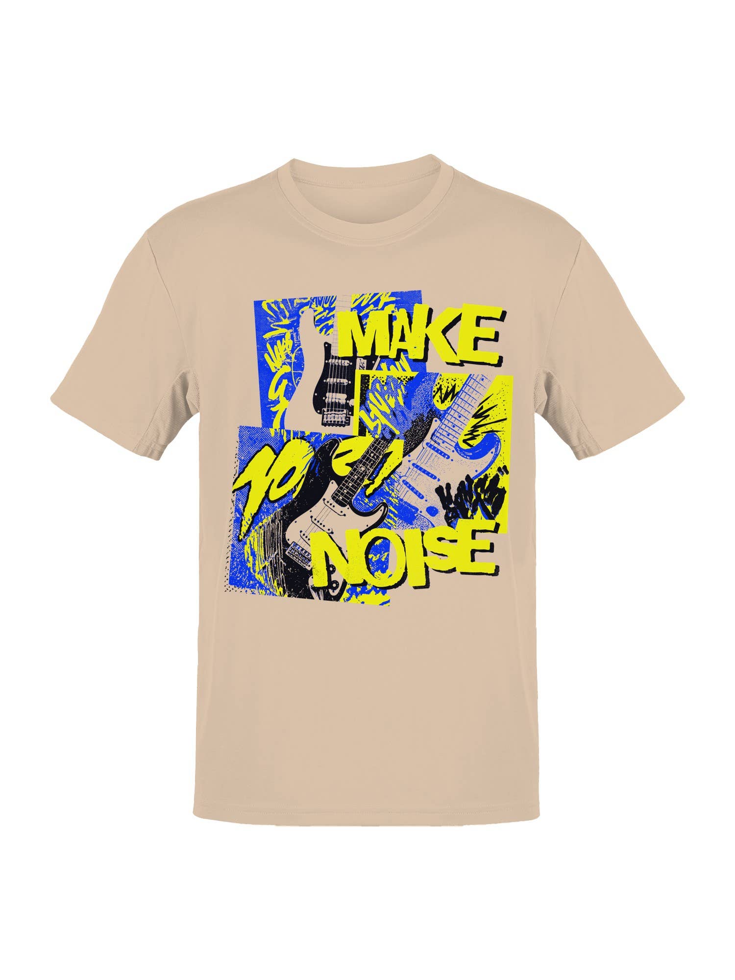 Make Noise Electric Guitar Art Men's T-Shirt Hoodie, Sweatshirt | PodTeesHub.com