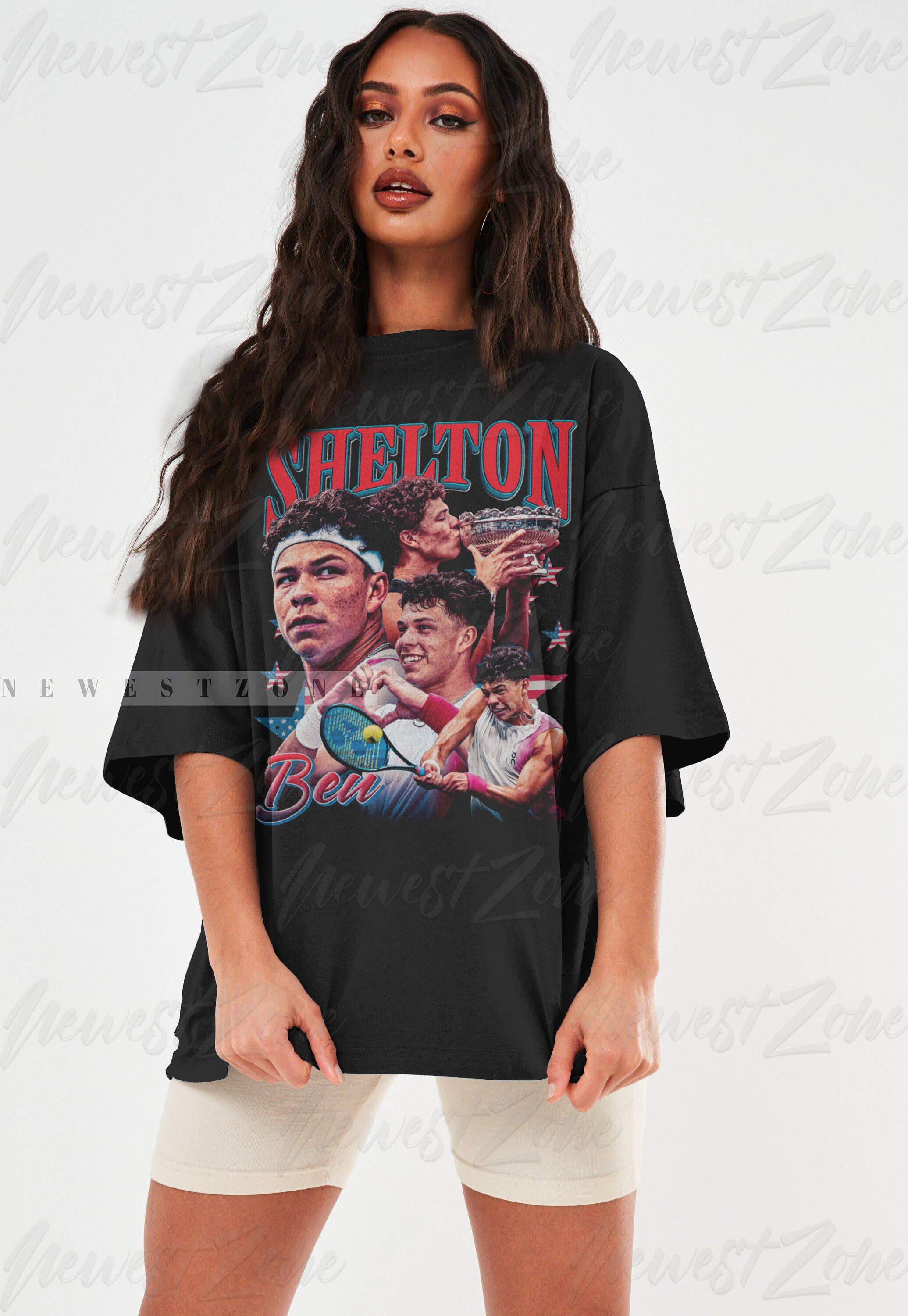 Ben Shelton Vintage 90's Tee – Tennis Player Fans Gift Hoodie, Sweatshirt | PodTeesHub.com