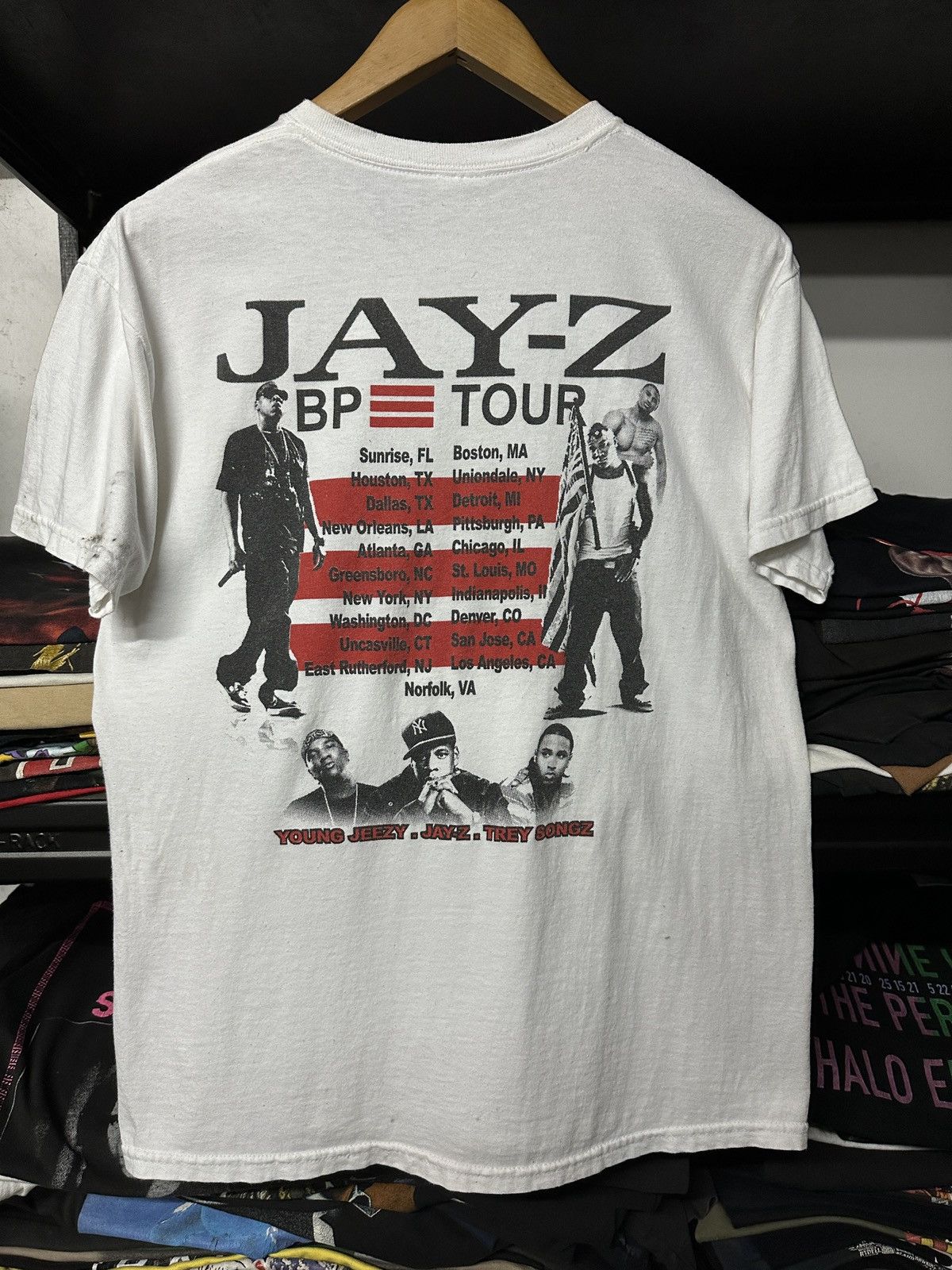 Rap Tees X Vintage Vintage Y2k Jay Z Bp Tour Rap Tee Hoodie, Sweatshirt | PodTeesHub.com