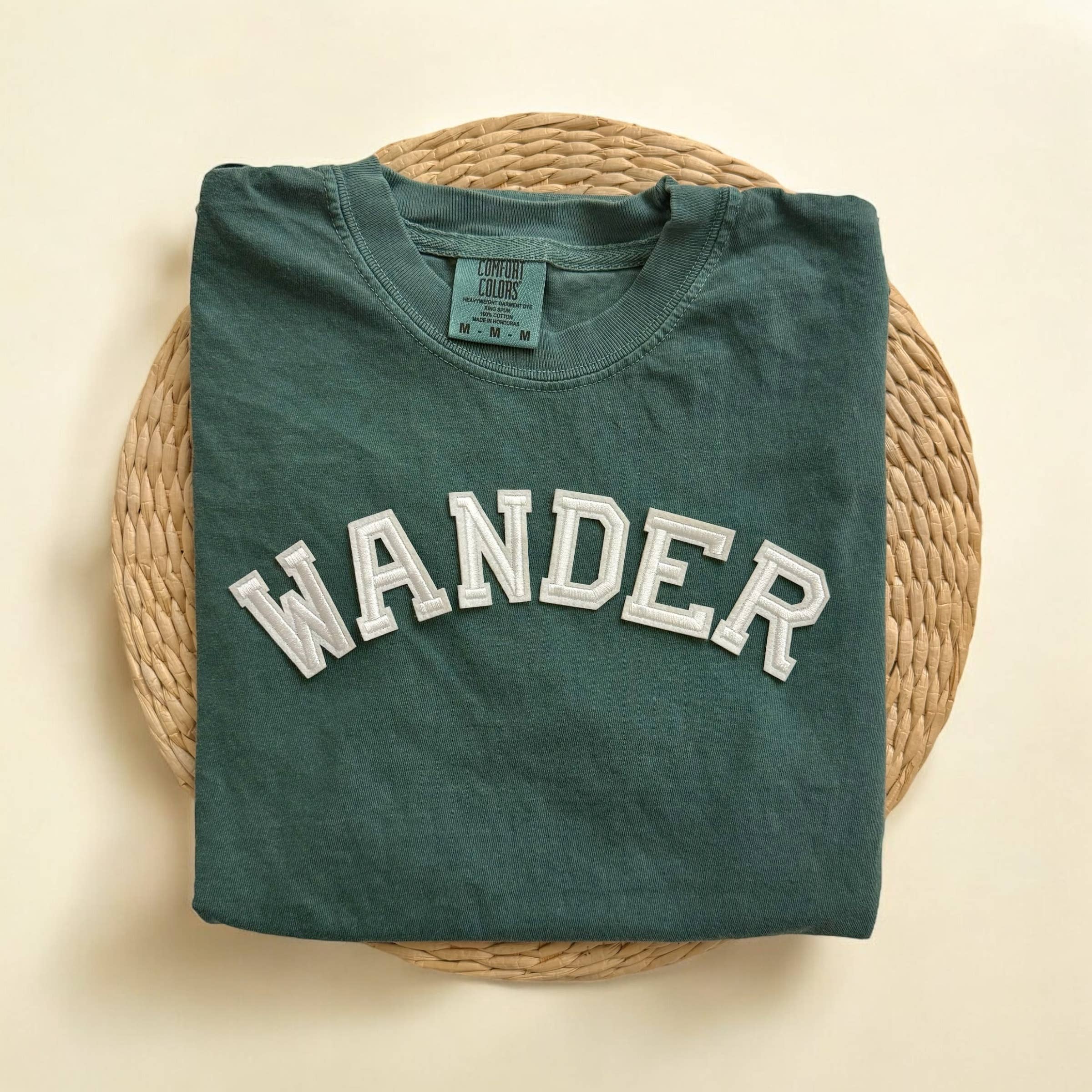 Wander Comfort Colors Short Sleeve Shirt, Travel Shirts Hoodie, Sweatshirt | PodTeesHub.com