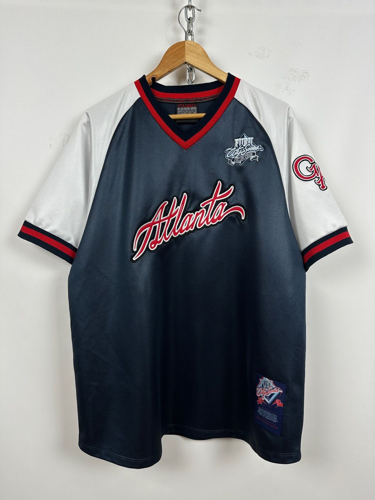 Vintage Fubu Atlanta City Series Rap Hip Hop Jersey T Shirt Hoodie, Sweatshirt | PodTeesHub.com