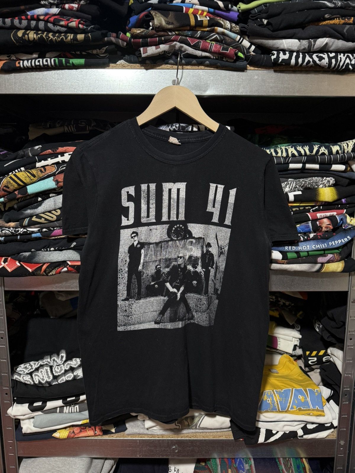 Vintage Sum 41 Tour 2017 Rock Band Retro T Shirt Y2k Hype Hoodie, Sweatshirt | PodTeesHub.com