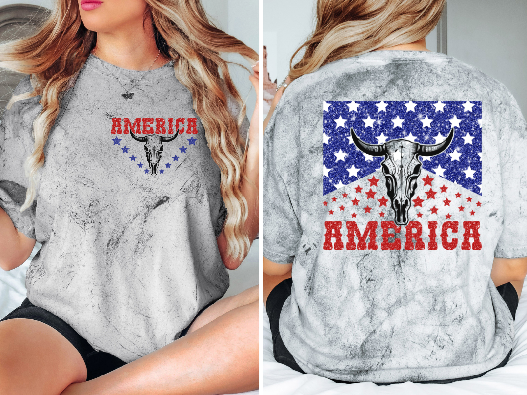 America 4th of July Tee - Summer Tee - Graphic Tee - Western Hoodie, Sweatshirt | PodTeesHub.com