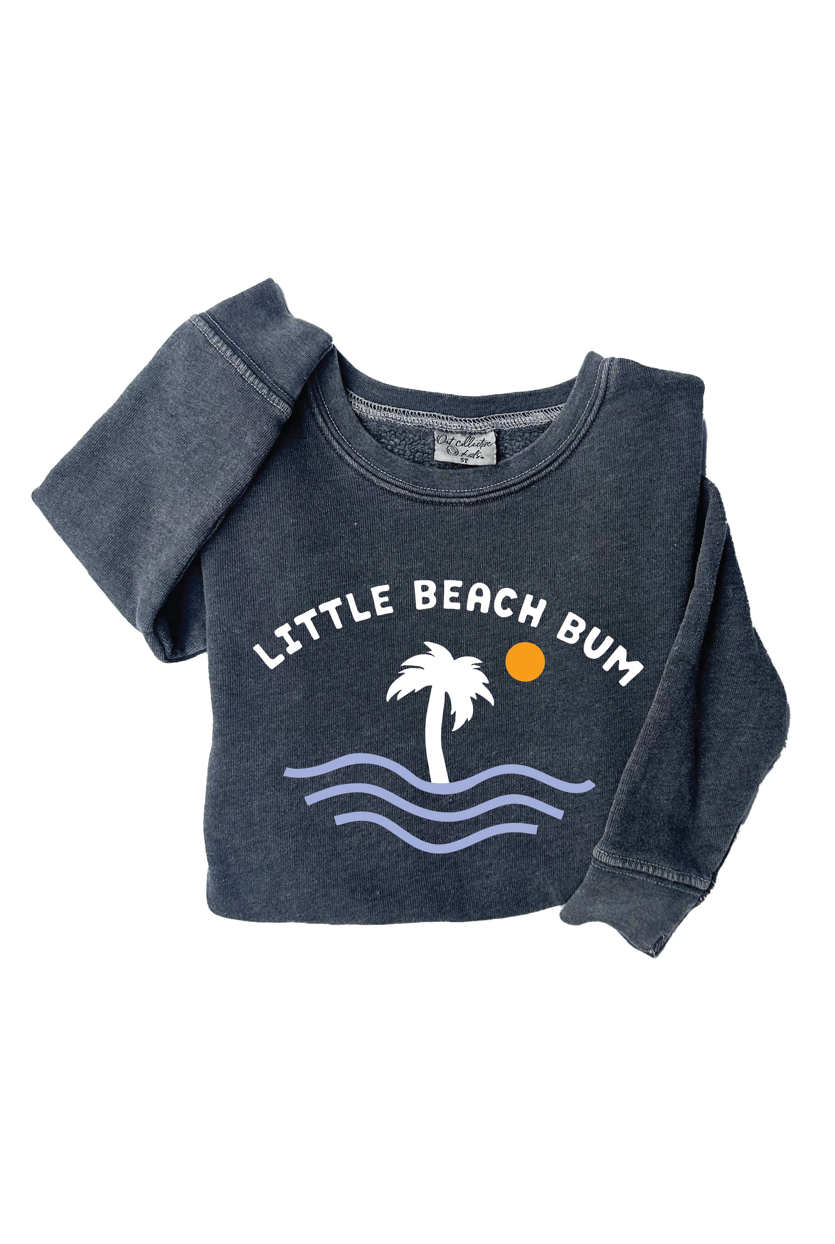 Little Beach Bum Toddler Mineral Graphic Sweatshirt T-Shirts, Hoodie | PodTeesHub.com