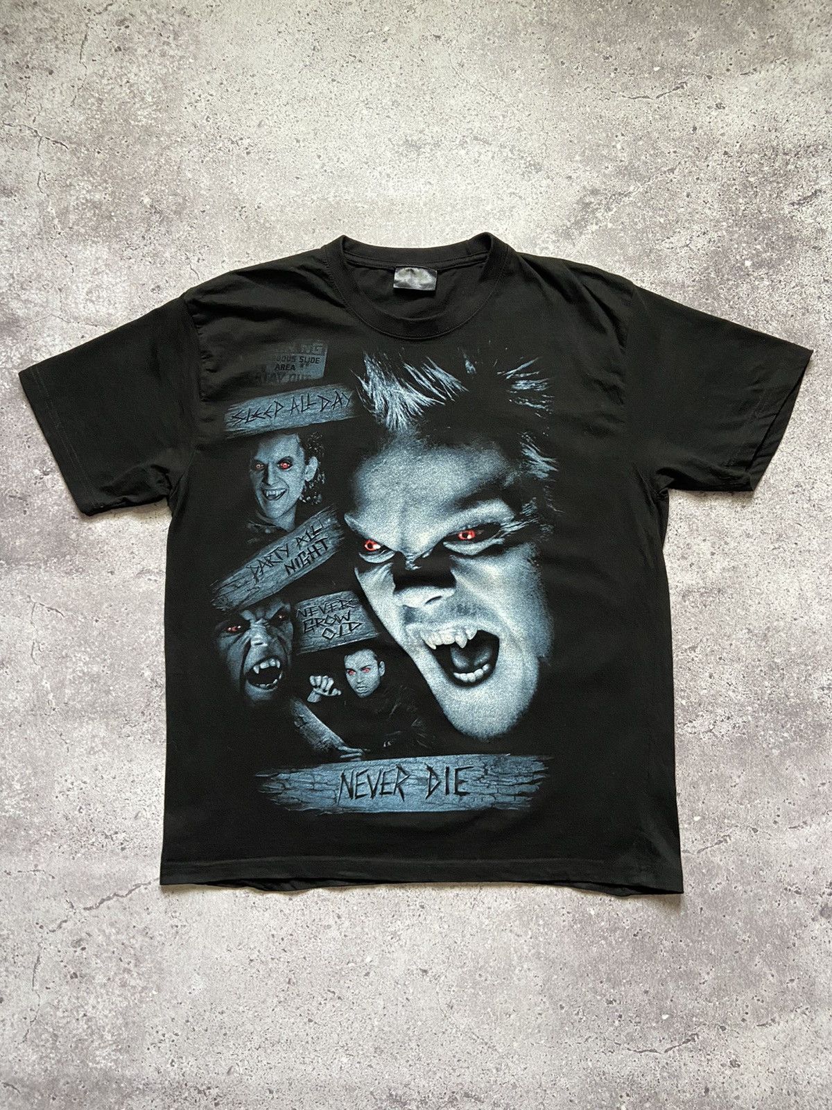 Vintage The Lost Boys T Shirt Big Logo Movie Tee Hoodie, Sweatshirt | PodTeesHub.com