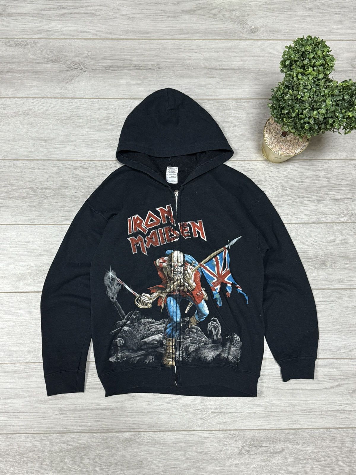 Maiden Iron Maiden Zip Hoodie Big Print Gildan No One Wins T-Shirts, Sweatshirt | PodTeesHub.com