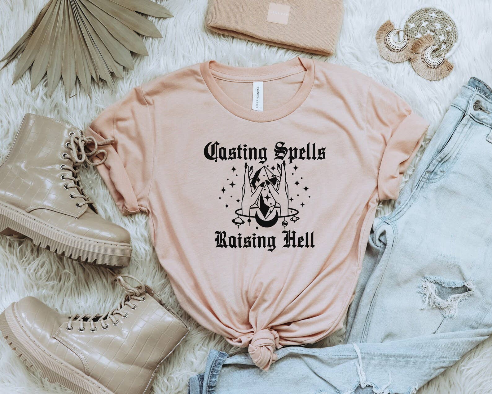 Casting Spells and Raising Hell T-Shirt Hoodie, Sweatshirt | PodTeesHub.com