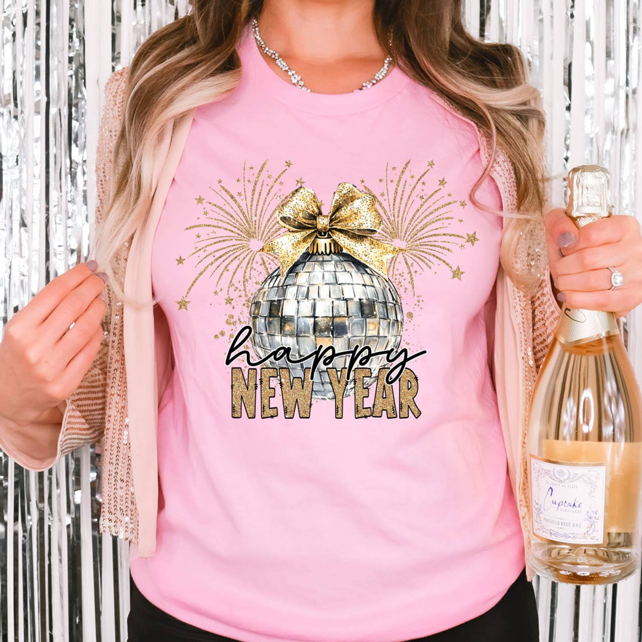 Happy New Year Disco Tee Hoodie, Sweatshirt | PodTeesHub.com