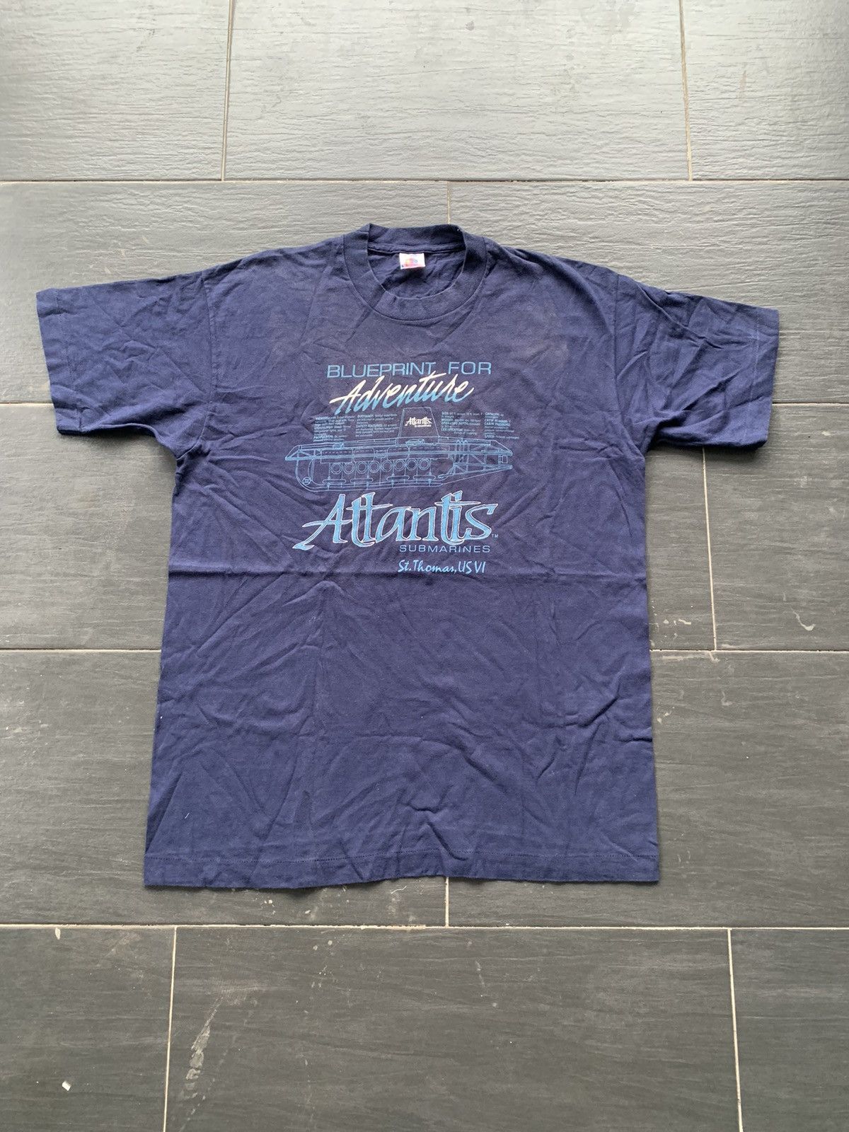 Vintage Atlantis Submarines T Shirt Hoodie, Sweatshirt | PodTeesHub.com