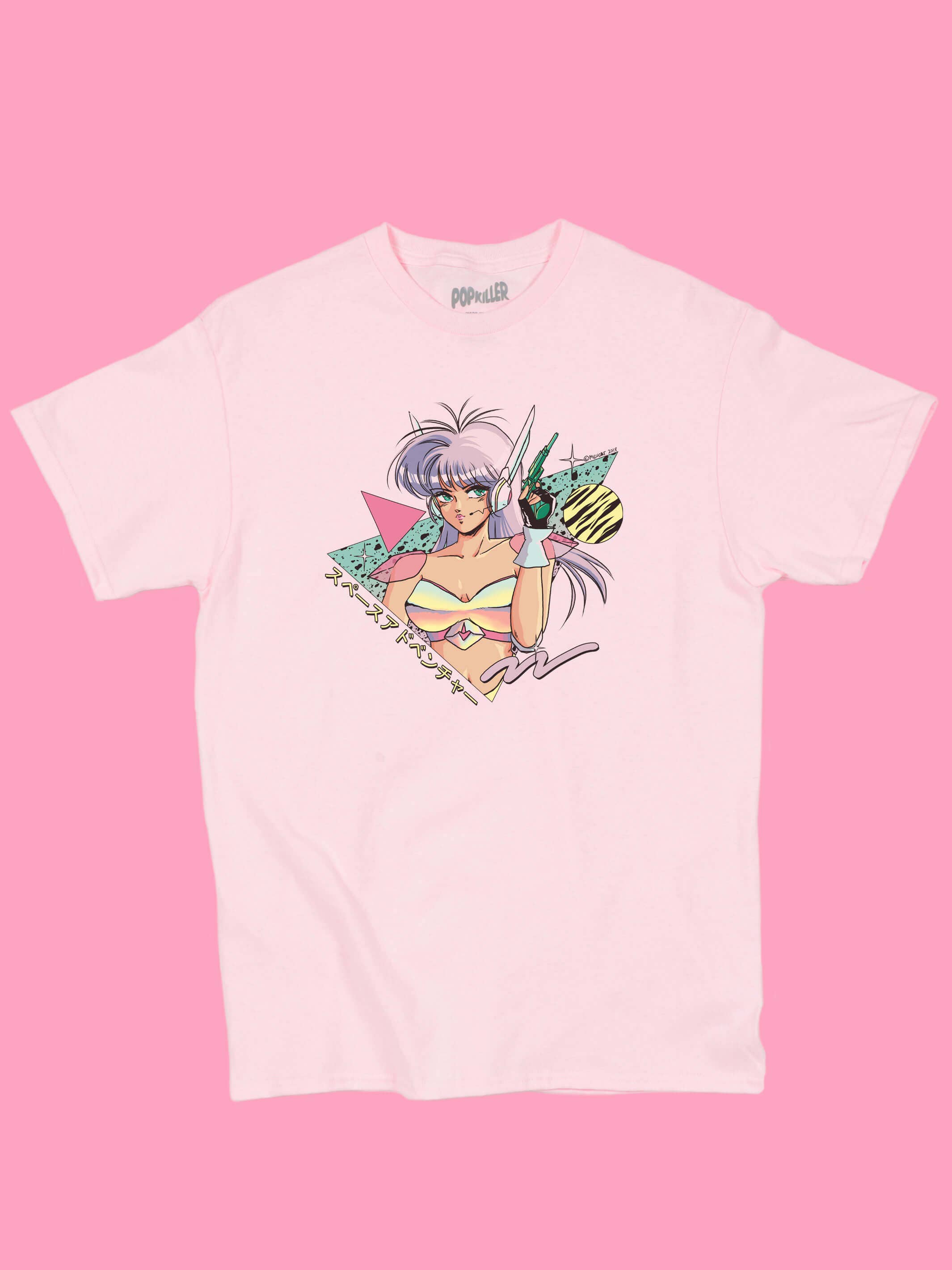 Popkiller Artist Series Mizucat Space Adventure Classic T-Shirt Hoodie, Sweatshirt | PodTeesHub.com