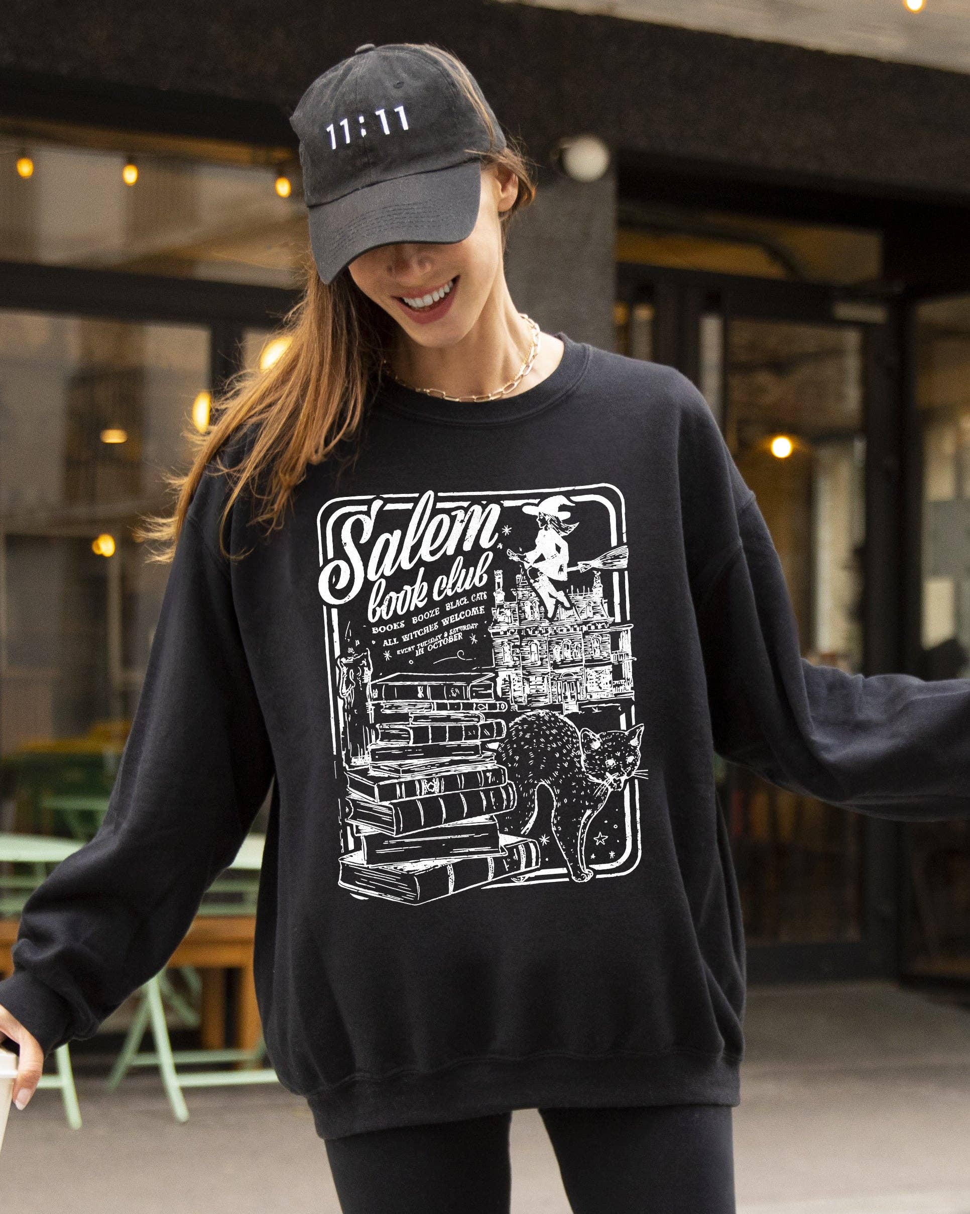 Salem Book Club, Spooky, Skeleton,  Halloween Sweatshirt T-Shirts, Hoodie | PodTeesHub.com