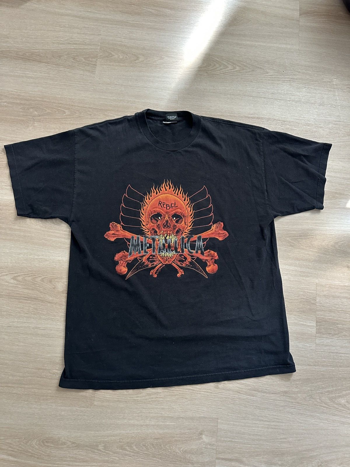 Metallica 1997 Pushhead Super Oversized Vintage Printed Band T-Shirts, Hoodie, Sweatshirt | PodTeesHub.com