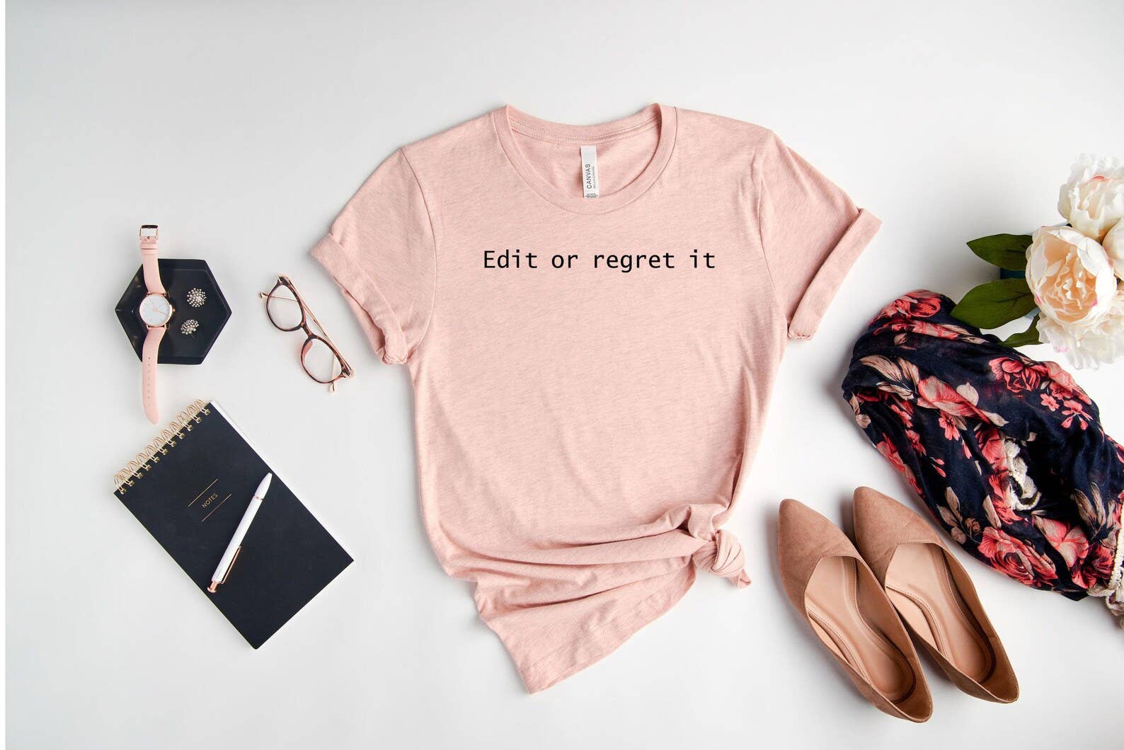 Edit or Regret It T-Shirt Hoodie, Sweatshirt | PodTeesHub.com