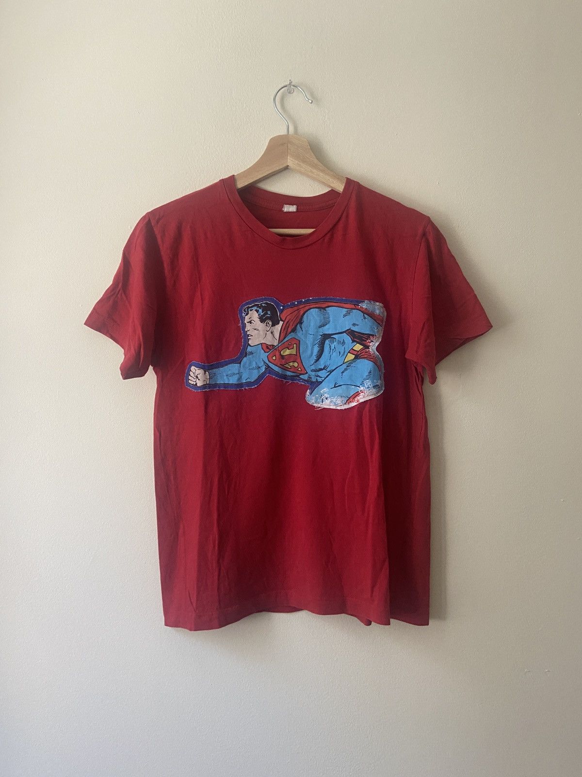 Vintage Superman Dc Art Patch Shirt Hoodie, Sweatshirt | PodTeesHub.com