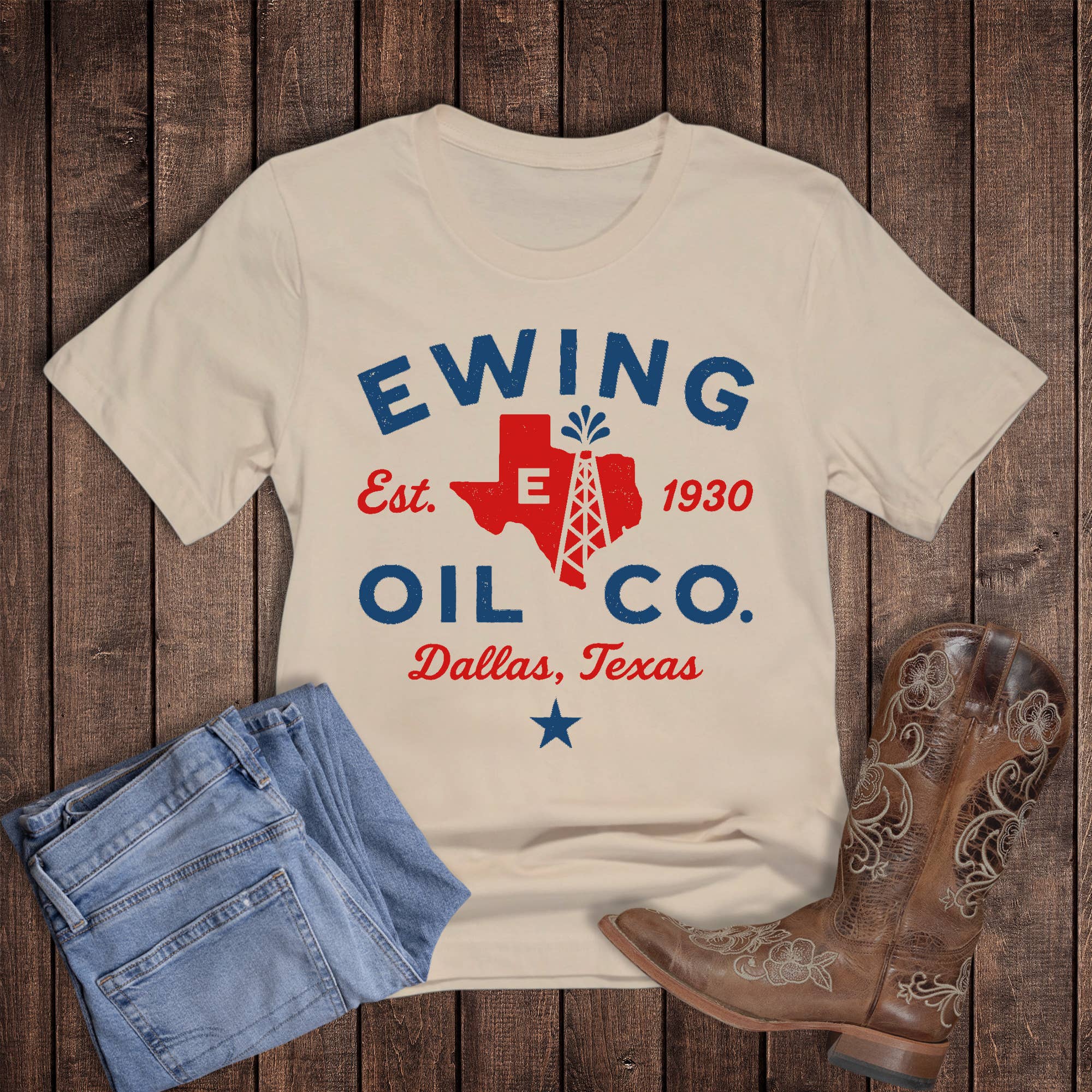 Vintage Texas Oil Graphic Tee Hoodie, Sweatshirt | PodTeesHub.com