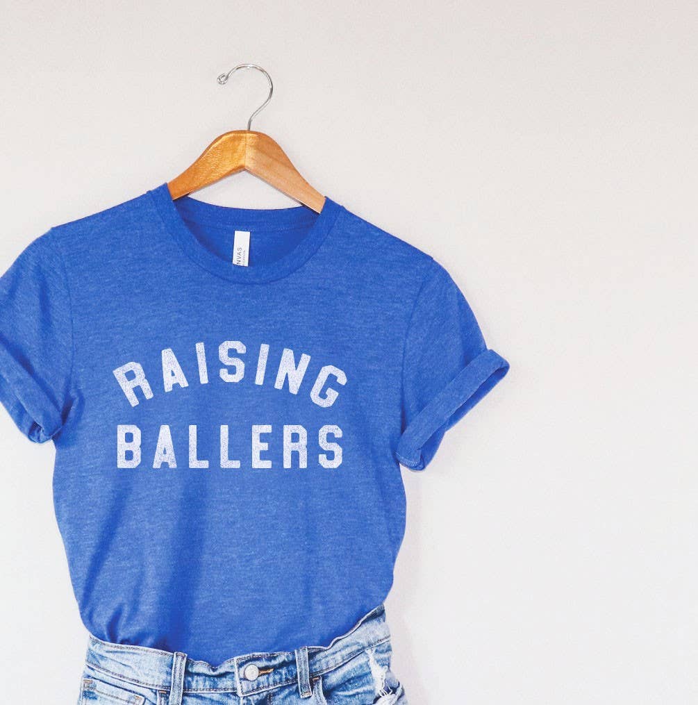 Raising Ballers Graphic T-Shirt - Standard Design Hoodie, Sweatshirt | PodTeesHub.com