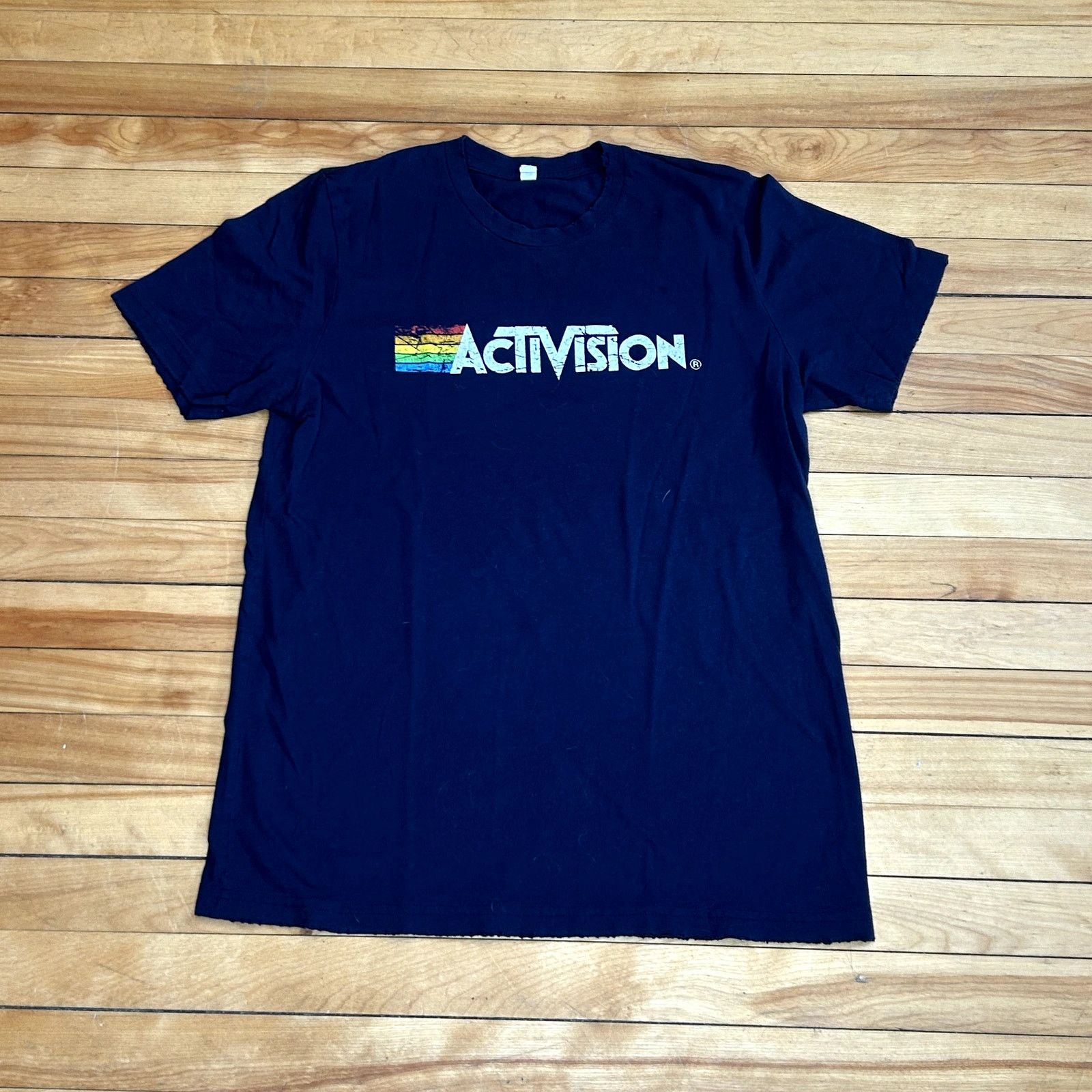 Vintage Modern Activision Video Game Black Shirt Large Hoodie, Sweatshirt | PodTeesHub.com