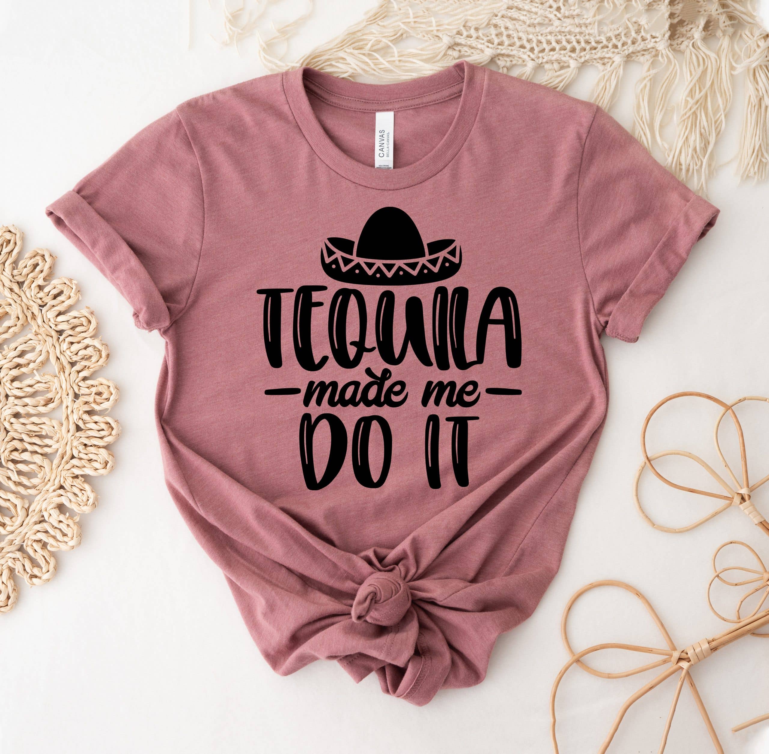 Tequila Made Me Do It T-Shirt Hoodie, Sweatshirt | PodTeesHub.com