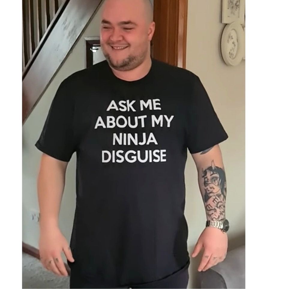 Other Ninja Flip Side Funny T Shirt Men S 2xl Great Design Hoodie, Sweatshirt | PodTeesHub.com