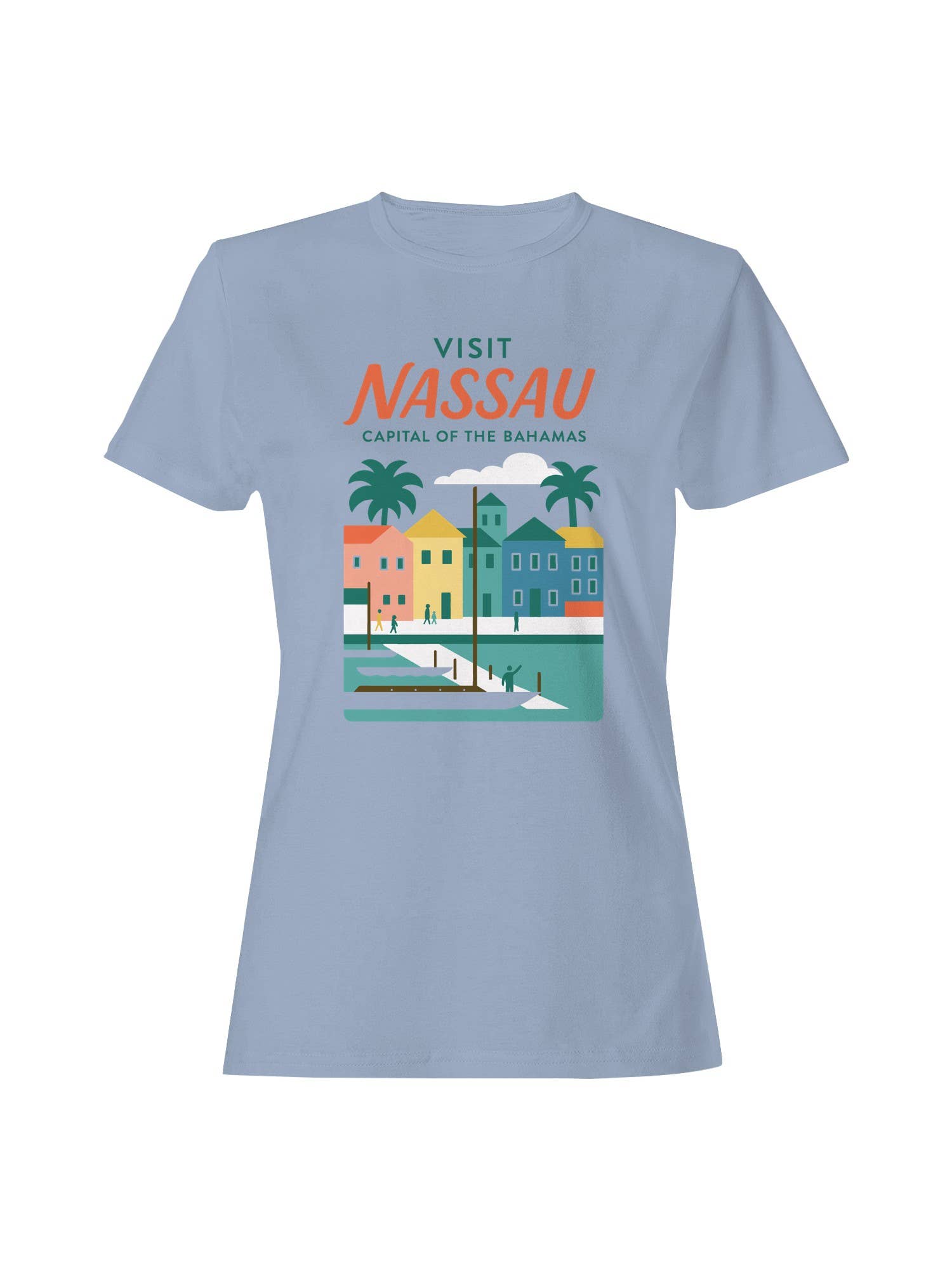 Explore Nassau: Bahamas Capital Art Women's T-Shirt Hoodie, Sweatshirt | PodTeesHub.com