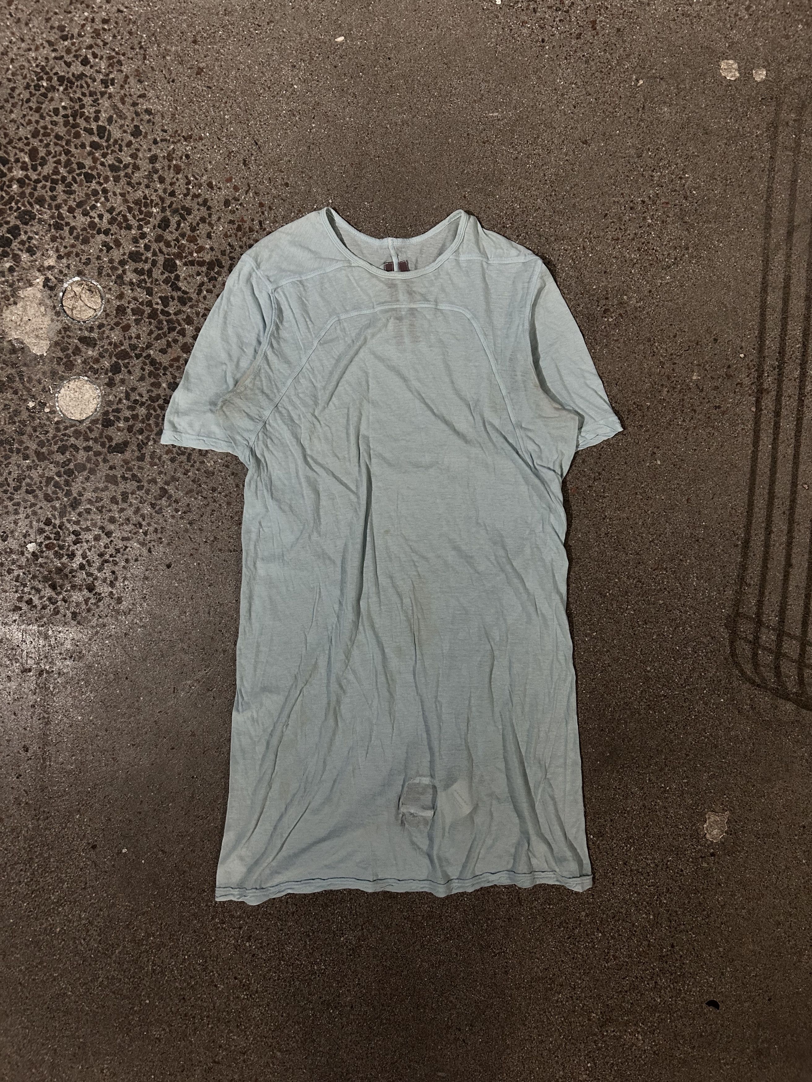 Rick Owens Sky Blue T Shirt Hoodie, Sweatshirt | PodTeesHub.com