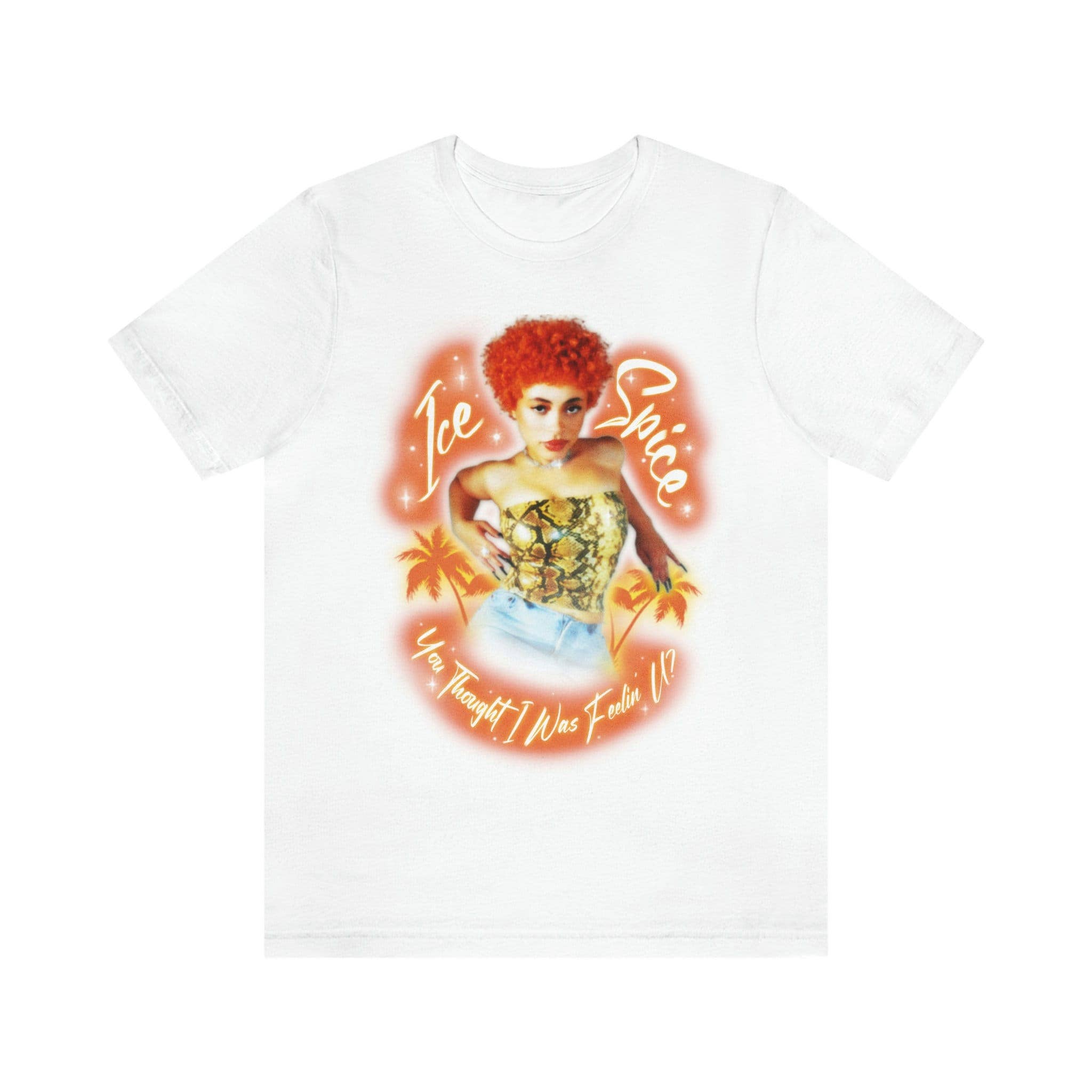 Ice Spice Airbrush T-Shirt - Retro 90s Hip Hop Streetwear Hoodie, Sweatshirt | PodTeesHub.com