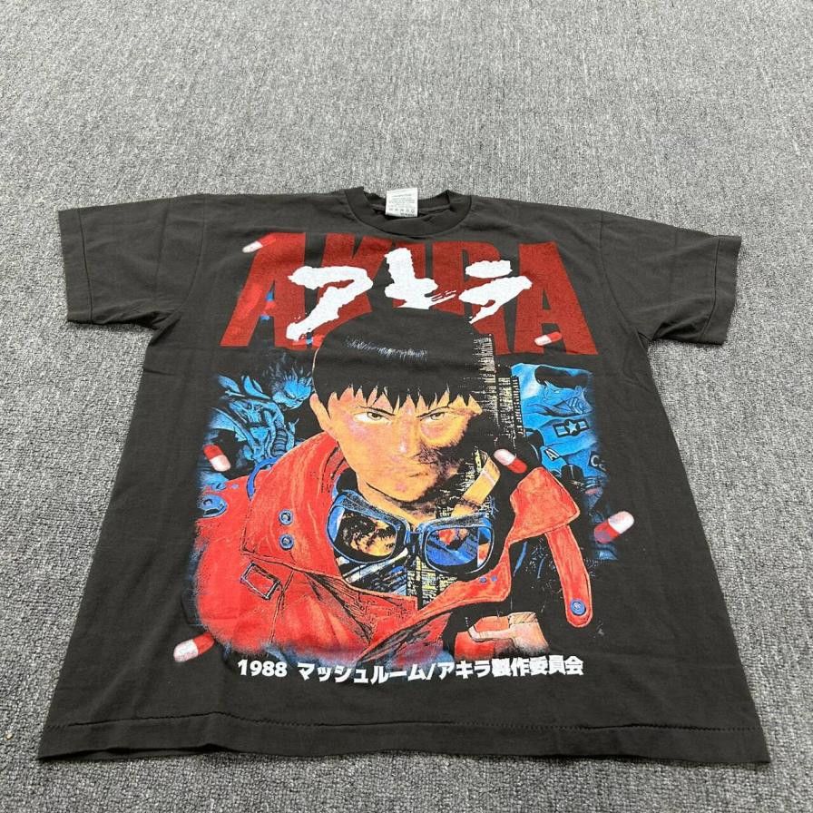 Akira Tetsuo Anime Cartoon Graphic T Shirt Large Black Hoodie, Sweatshirt | PodTeesHub.com