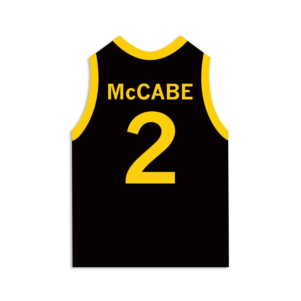 Taylor Mccabe 2 Jersey Die-Cut Sticker T-Shirts, Hoodie, Sweatshirt | PodTeesHub.com