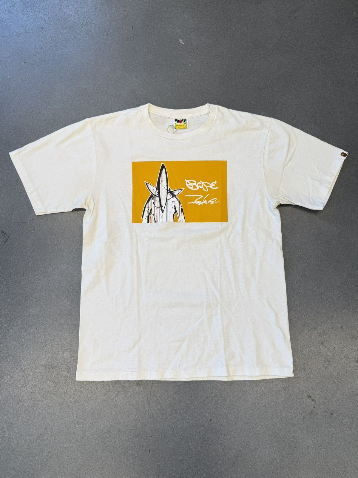 Futura A Bathing Ape Futura Pointman Graphic Tee Hoodie, Sweatshirt | PodTeesHub.com