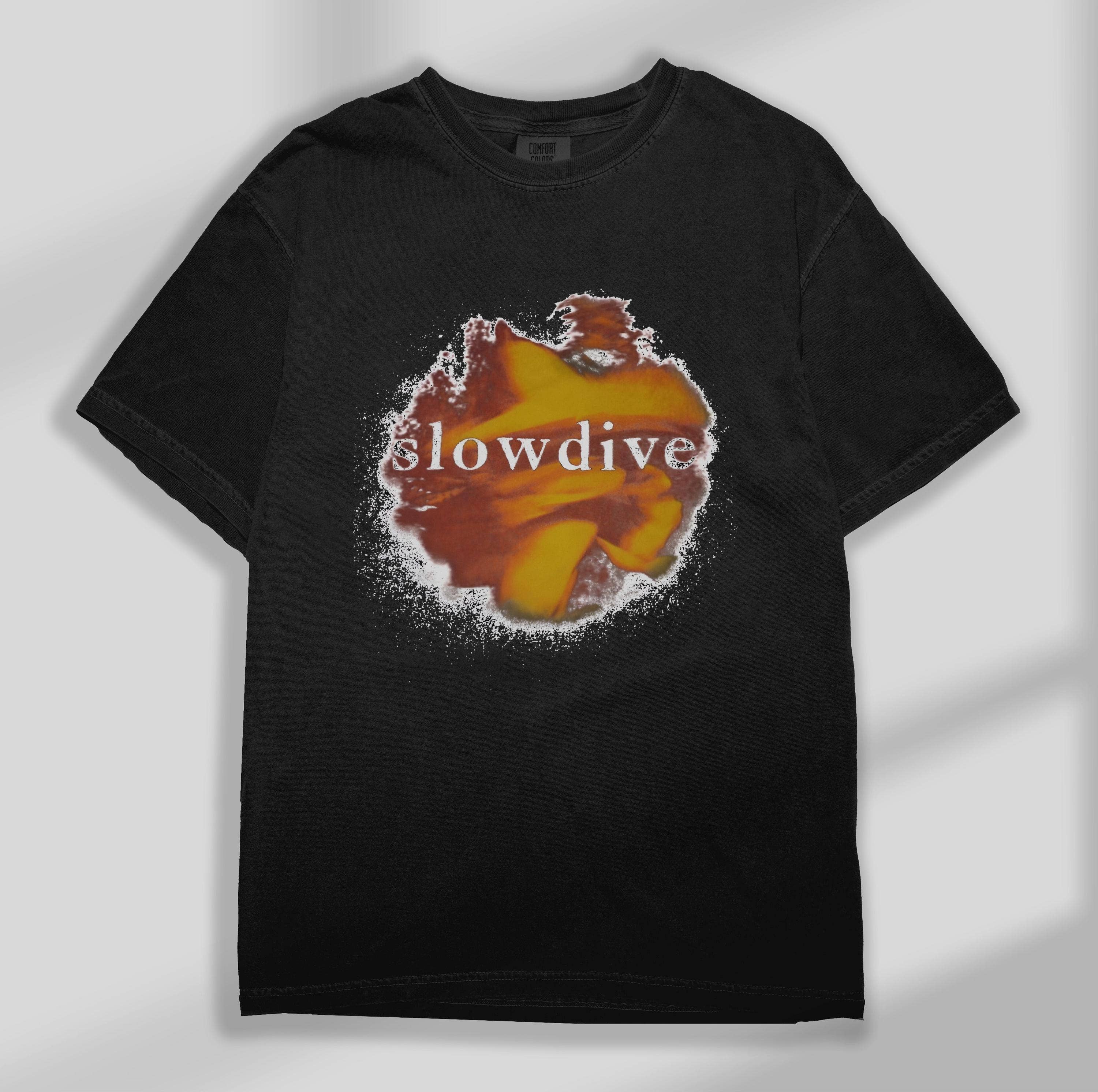 Slowdive 90s Style Band Shirt Retro Music Graphic Tee Hoodie, Sweatshirt | PodTeesHub.com