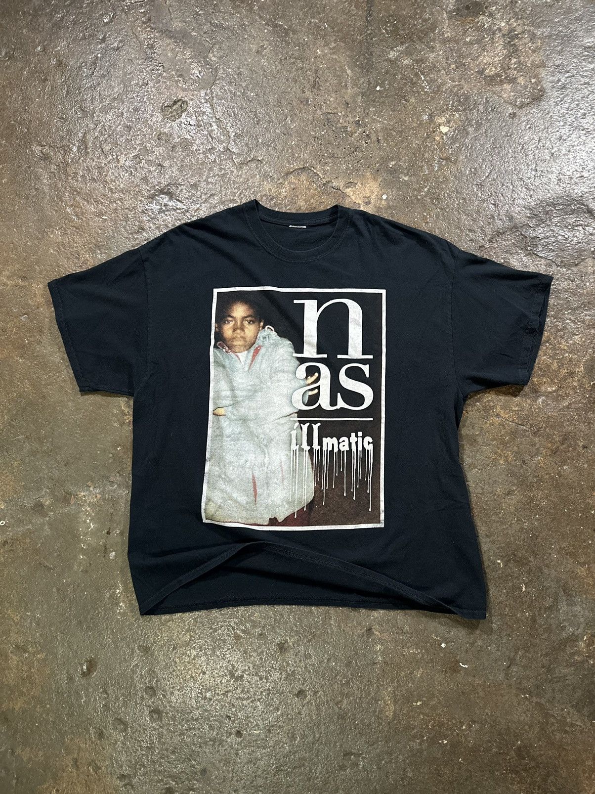 Vintage Nas Illmatic Rap Tee Shirt Sz Xl Black Rare Hip Hop Hoodie, Sweatshirt | PodTeesHub.com