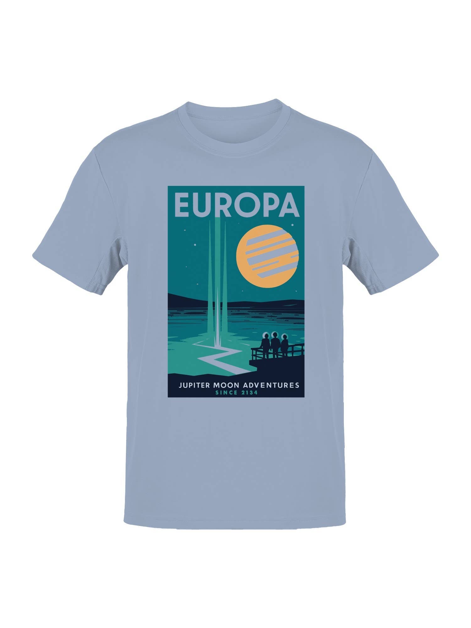Europa Jupiter Moon Adventures Art Men's T-Shirt Hoodie, Sweatshirt | PodTeesHub.com