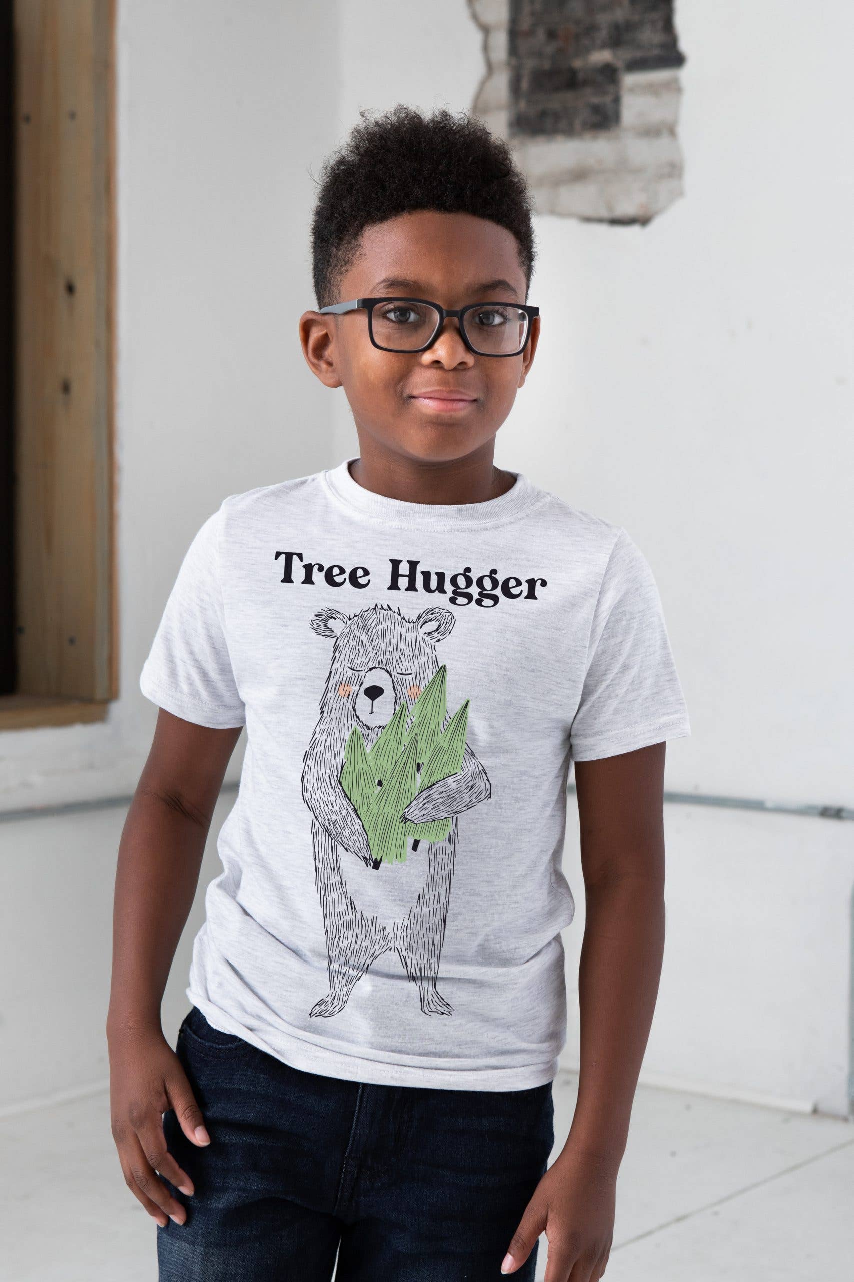 Tree Hugger Youth Graphic Tee Hoodie, Sweatshirt | PodTeesHub.com