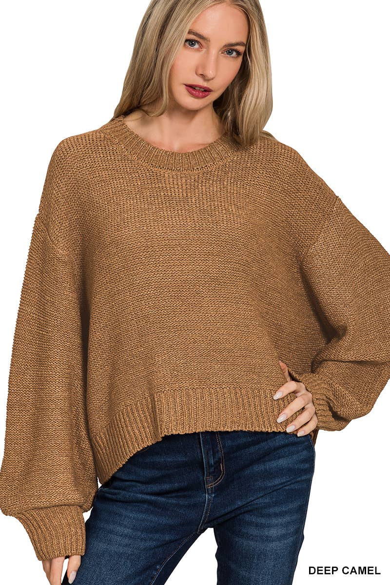 1015 Oversized Baloon Sleeve Sweater SI-28189 T-Shirts, Hoodie, Sweatshirt | PodTeesHub.com