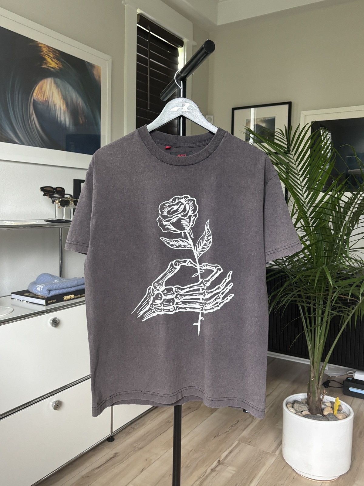 Dept Gallery Dept Art That Kills Rose Skeleton Faded Tee Hoodie, Sweatshirt | PodTeesHub.com