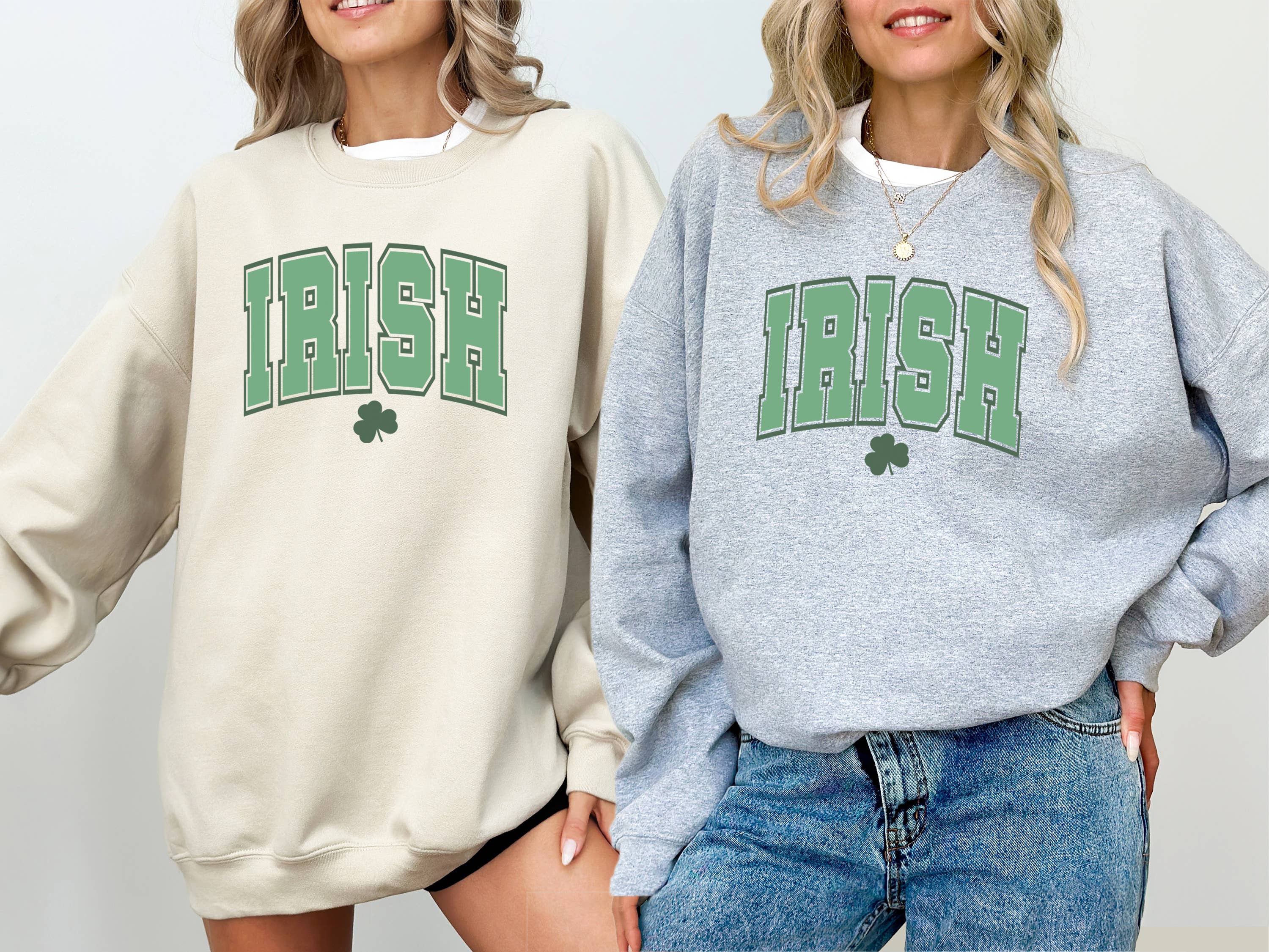 St. Patricks Day Sweatshirt, Lucky, Graphic Apparel, Irish T-Shirts, Hoodie | PodTeesHub.com