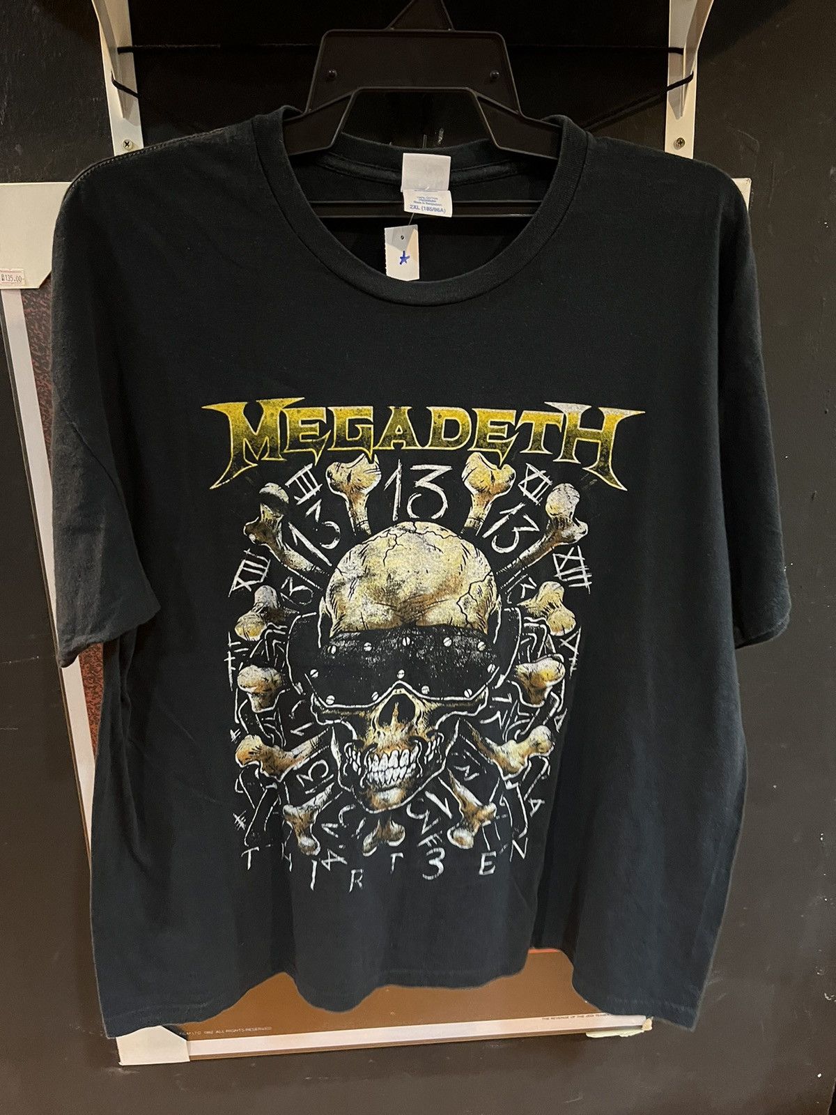 Band Tees Megadeth Tour 2012 Hoodie, Sweatshirt | PodTeesHub.com