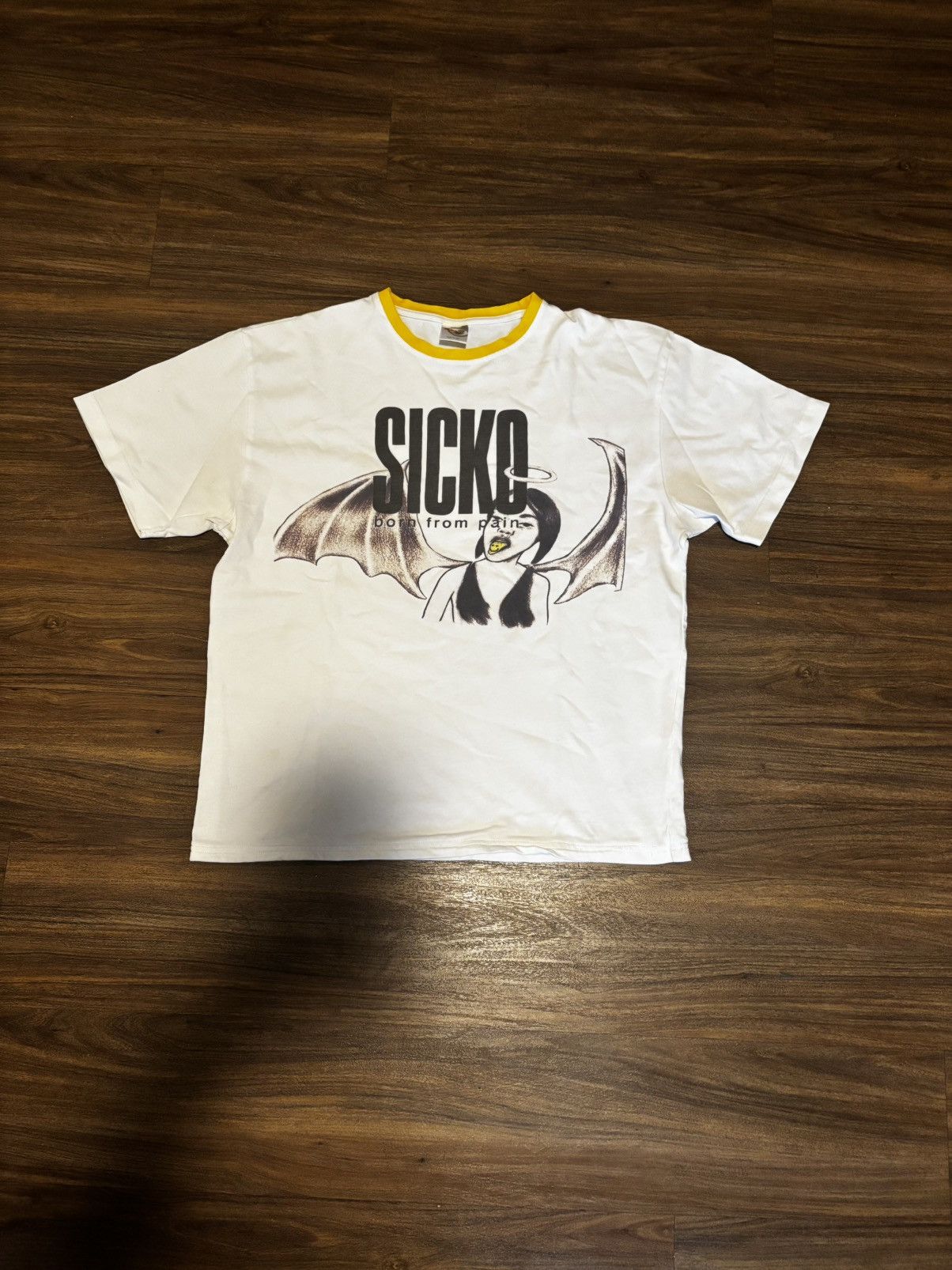 Sicko Born From Pain Ringer T Shirt Hoodie, Sweatshirt | PodTeesHub.com