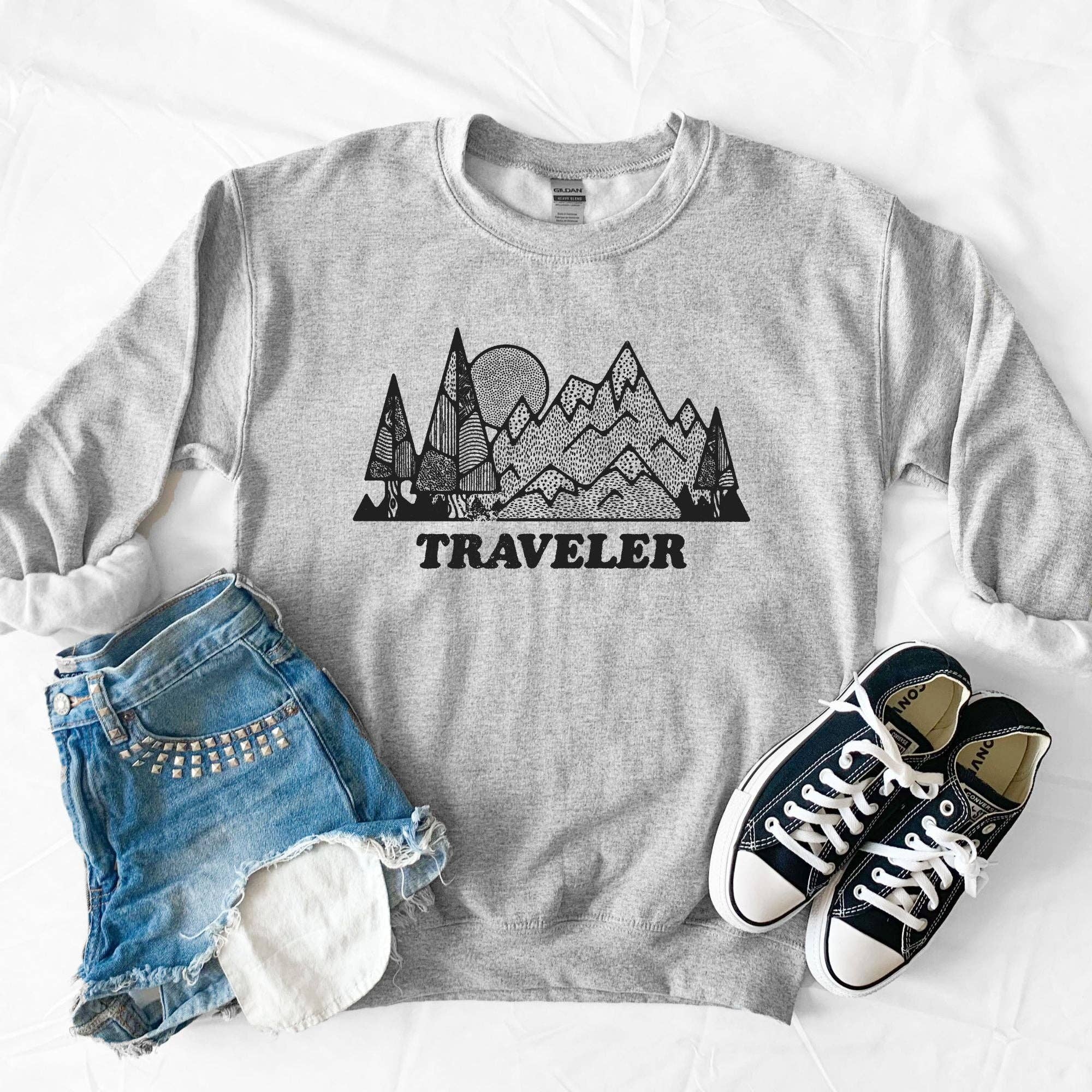 Traveler Unisex Sweatshirt - Hoodie or Crewneck T-Shirts | PodTeesHub.com