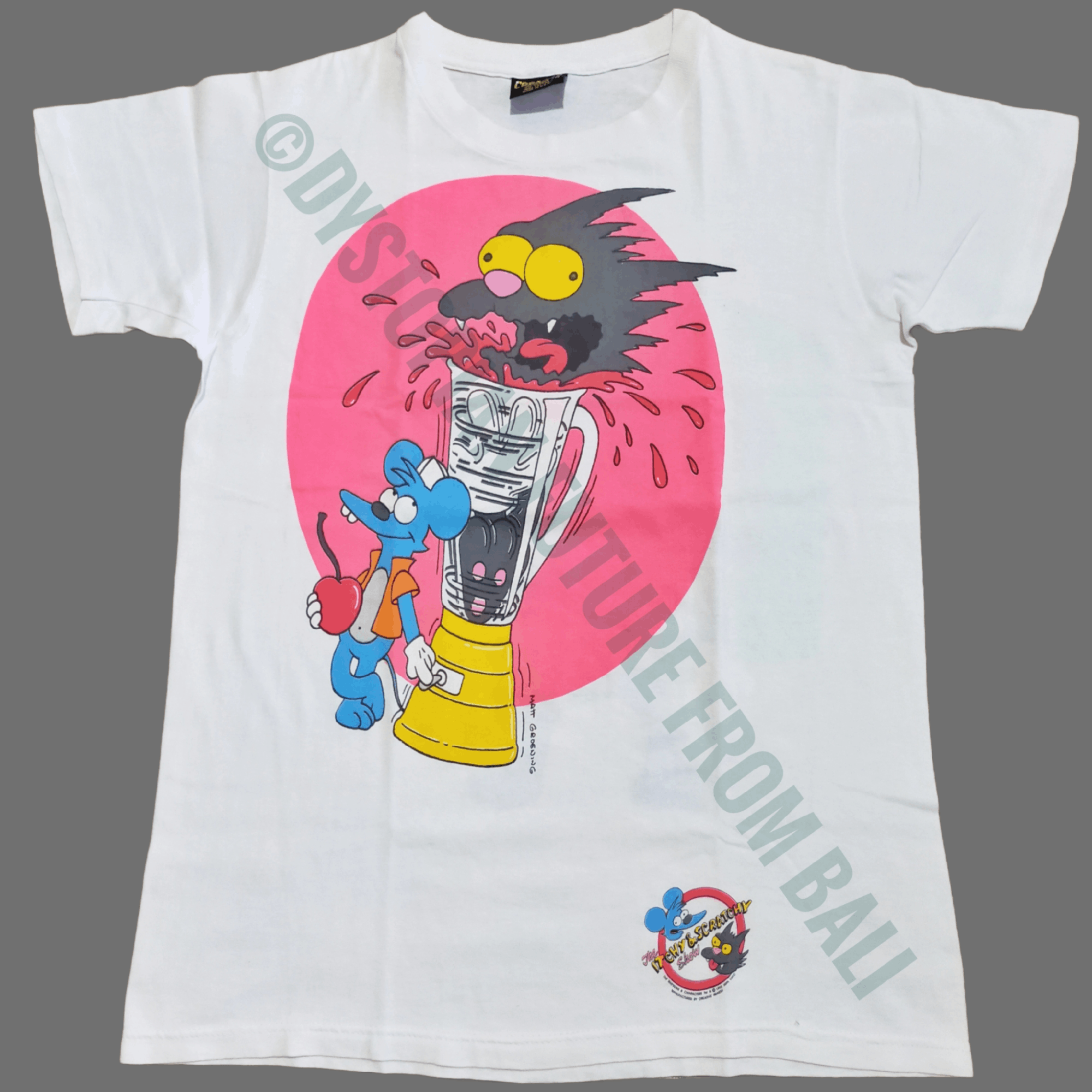 The Simpsons X Vintage Vintage 1992 The Itchy Scratchy Show T Shirt Hoodie, Sweatshirt | PodTeesHub.com