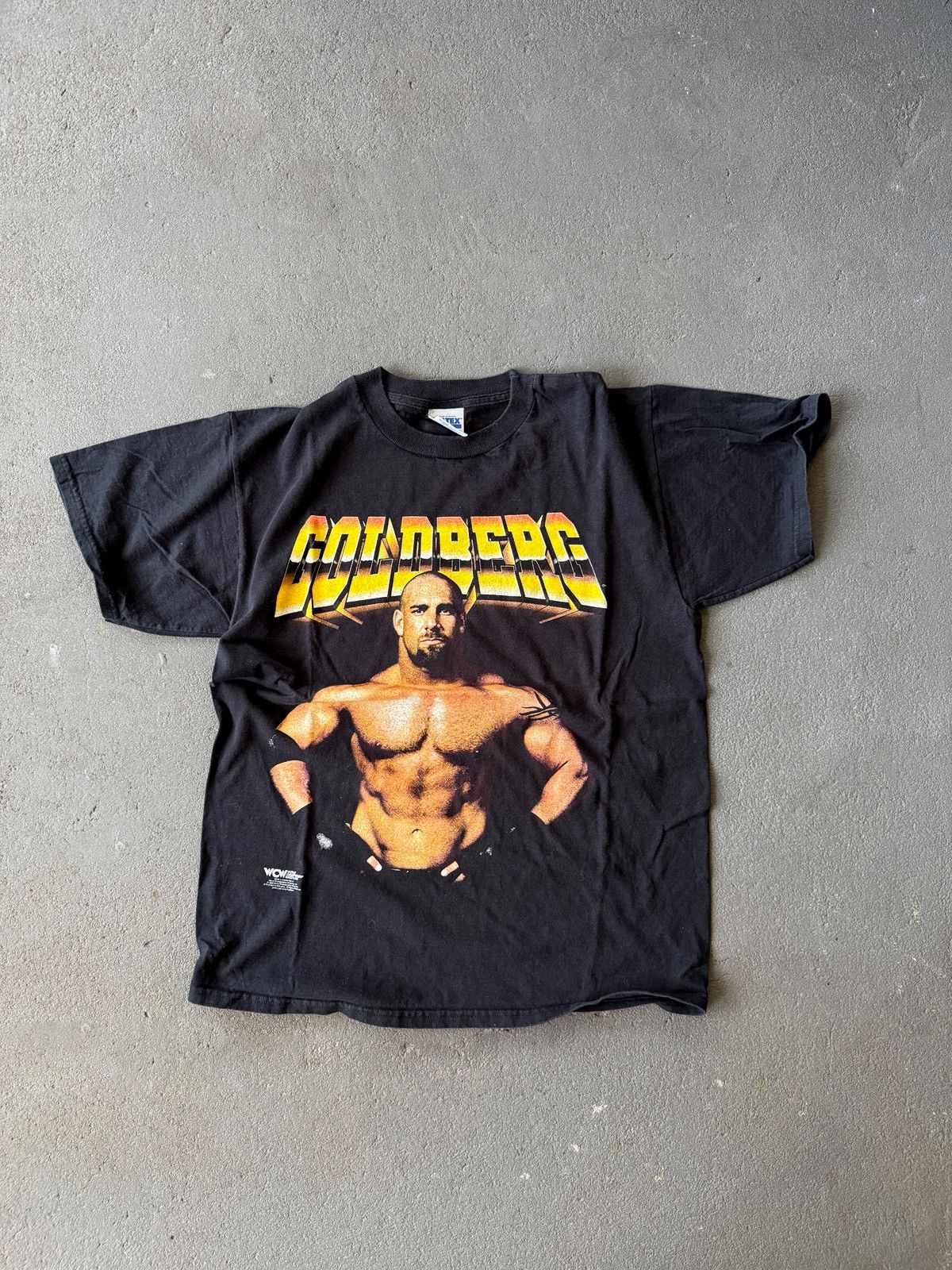 Vintage 1998 Wcw World Championship Wrestling Goldberg Graphic Tee Hoodie, Sweatshirt | PodTeesHub.com