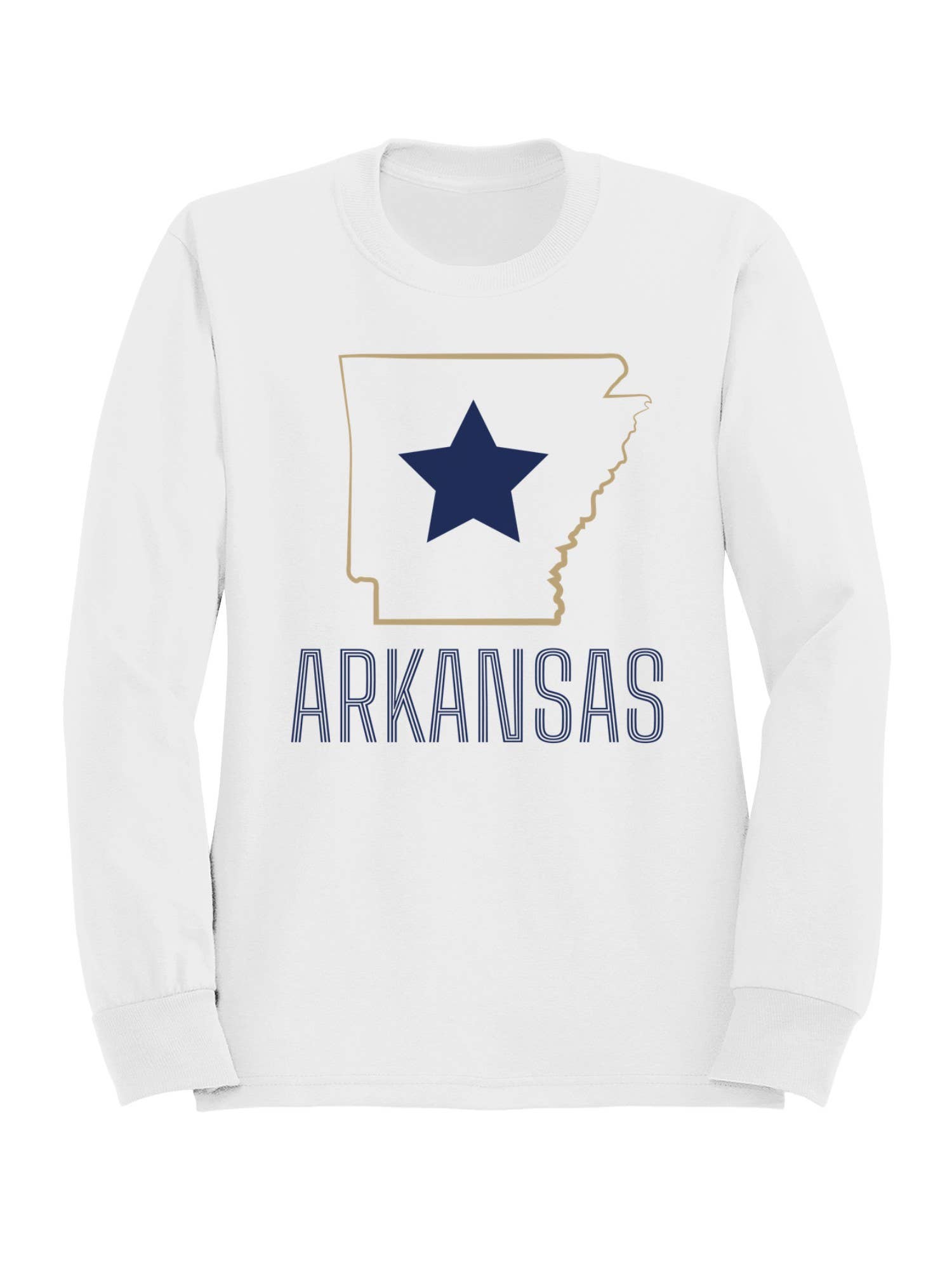 Arkansas State Outline Art Women's Sweatshirt T-Shirts, Hoodie | PodTeesHub.com