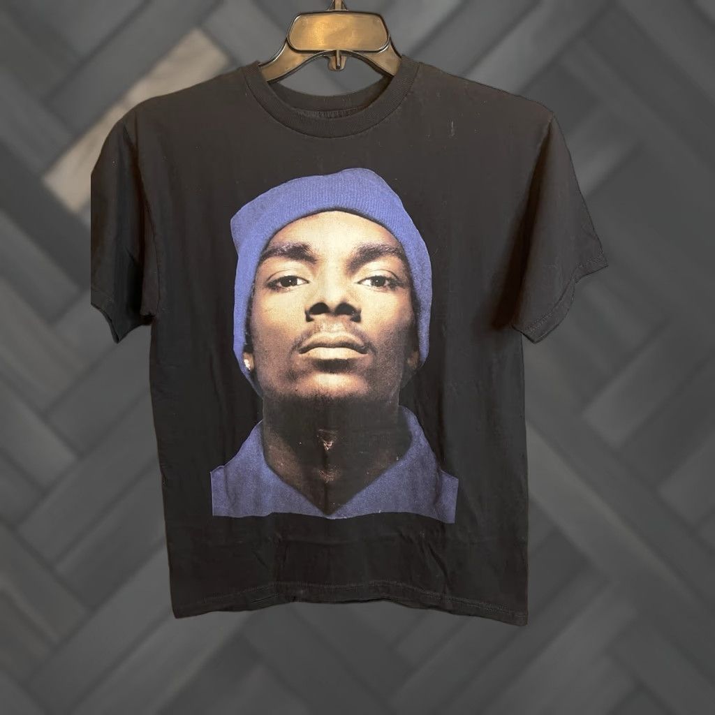 Vintage Snoop Dogg Official T Shirt Beanie Photo Black M Mens Short Sleeve Graphic Tee Hoodie, Sweatshirt | PodTeesHub.com