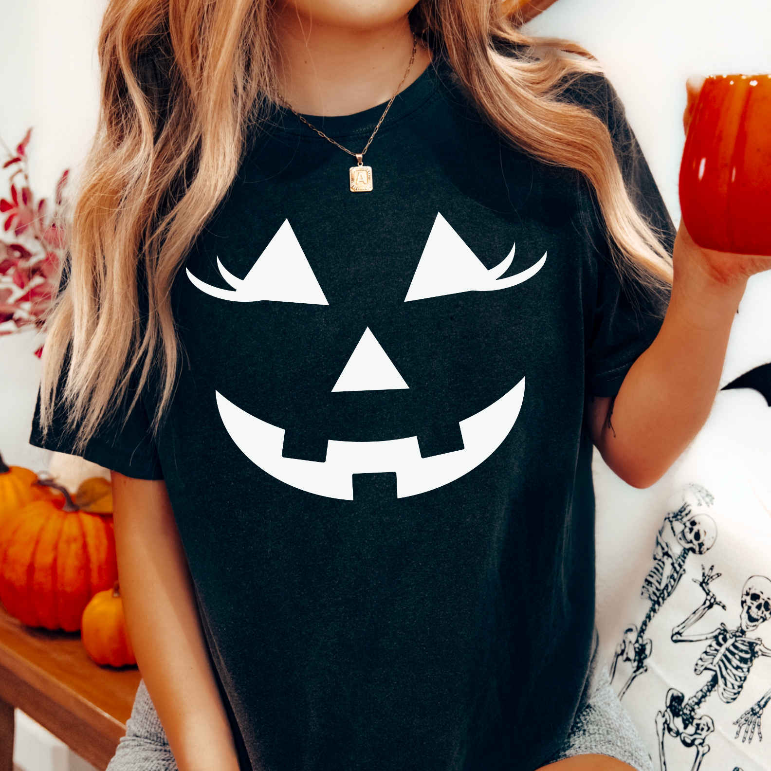 Halloween Graphic Tee | Pumpkin Graphic Shirt Hoodie, Sweatshirt | PodTeesHub.com