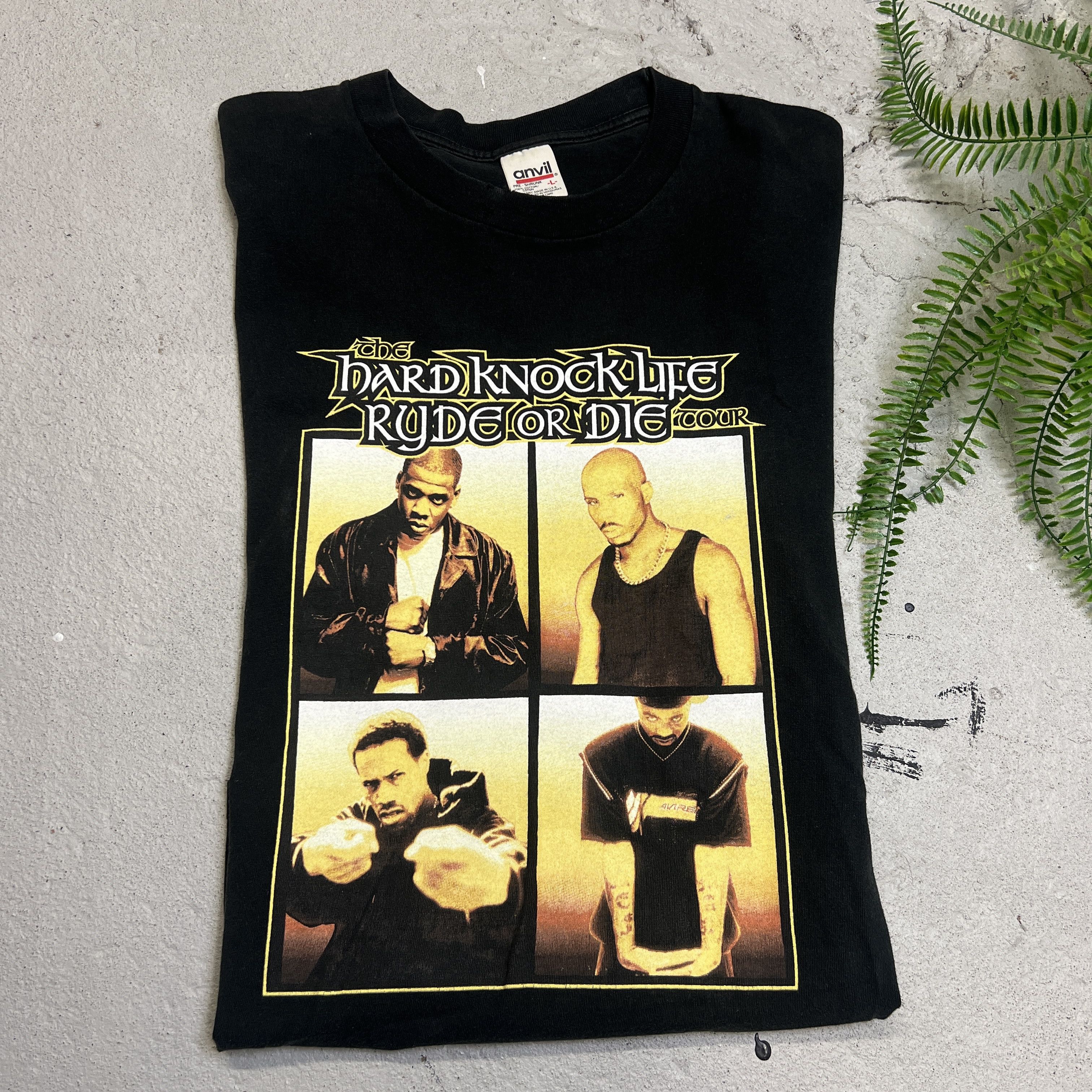 Jay Z X Vintage 1999 Hard Knock Life Ryde Or Die Tour Tee Hoodie, Sweatshirt | PodTeesHub.com