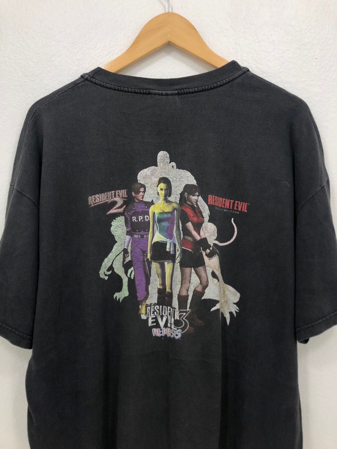Vintage 90s Resident Evil 2 Capcom Playstation Nemesis Wts01 T-Shirts, Hoodie, Sweatshirt | PodTeesHub.com