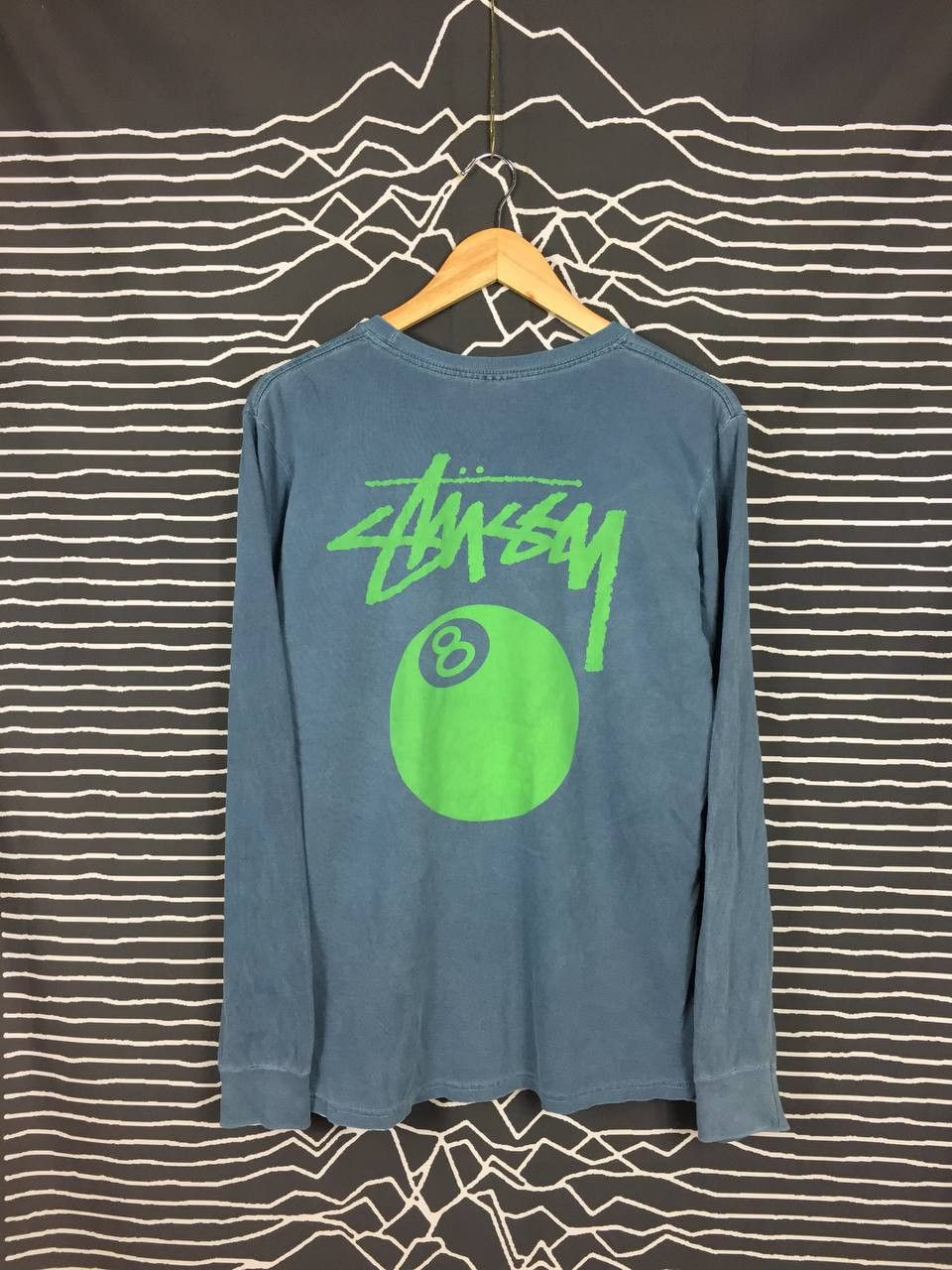 Vtg Stussy 8 Ball Skateboards Streetwear Longsleeve Tee Hoodie, Sweatshirt | PodTeesHub.com