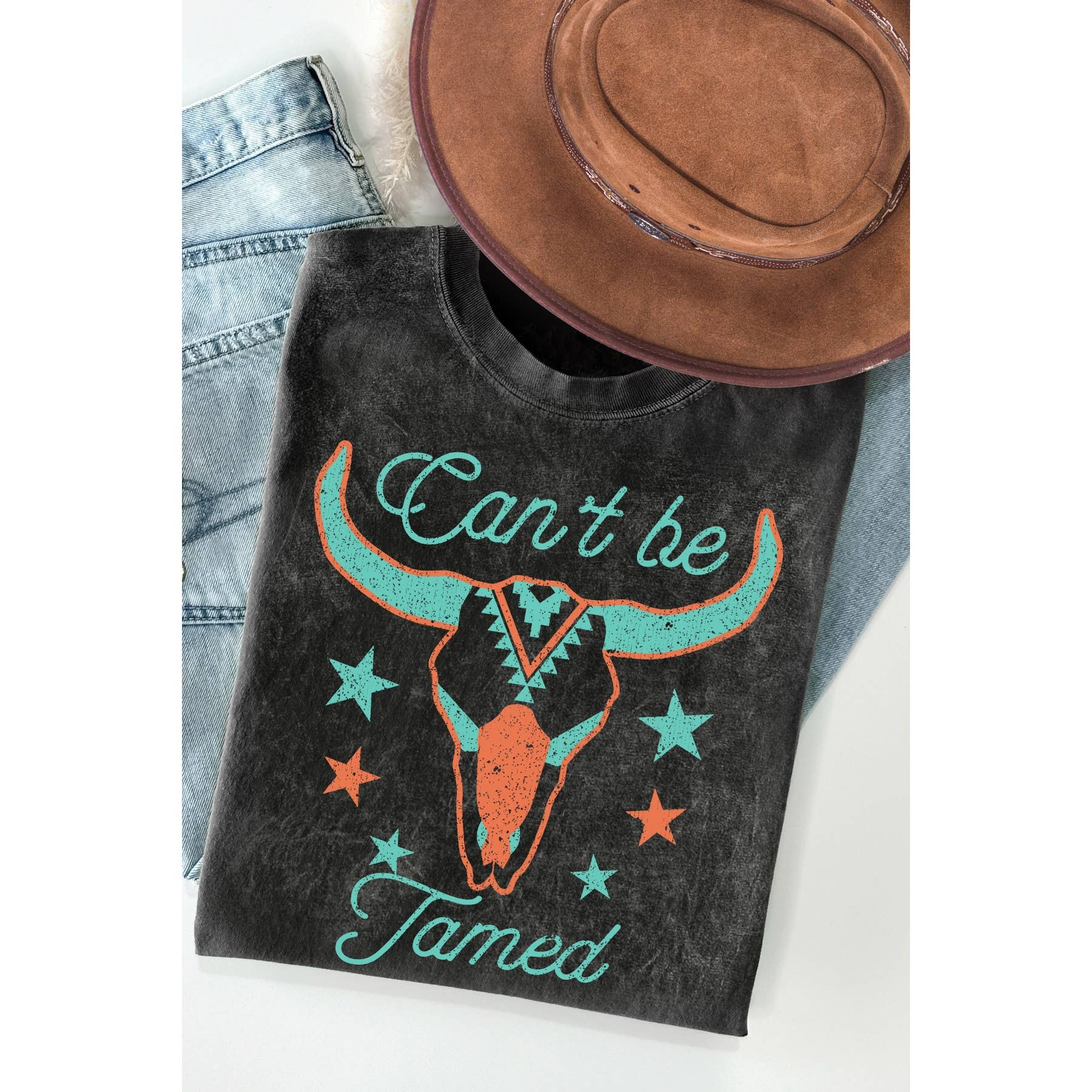 Cant Be Tamed Mineral Washed T Shirt Hoodie, Sweatshirt | PodTeesHub.com
