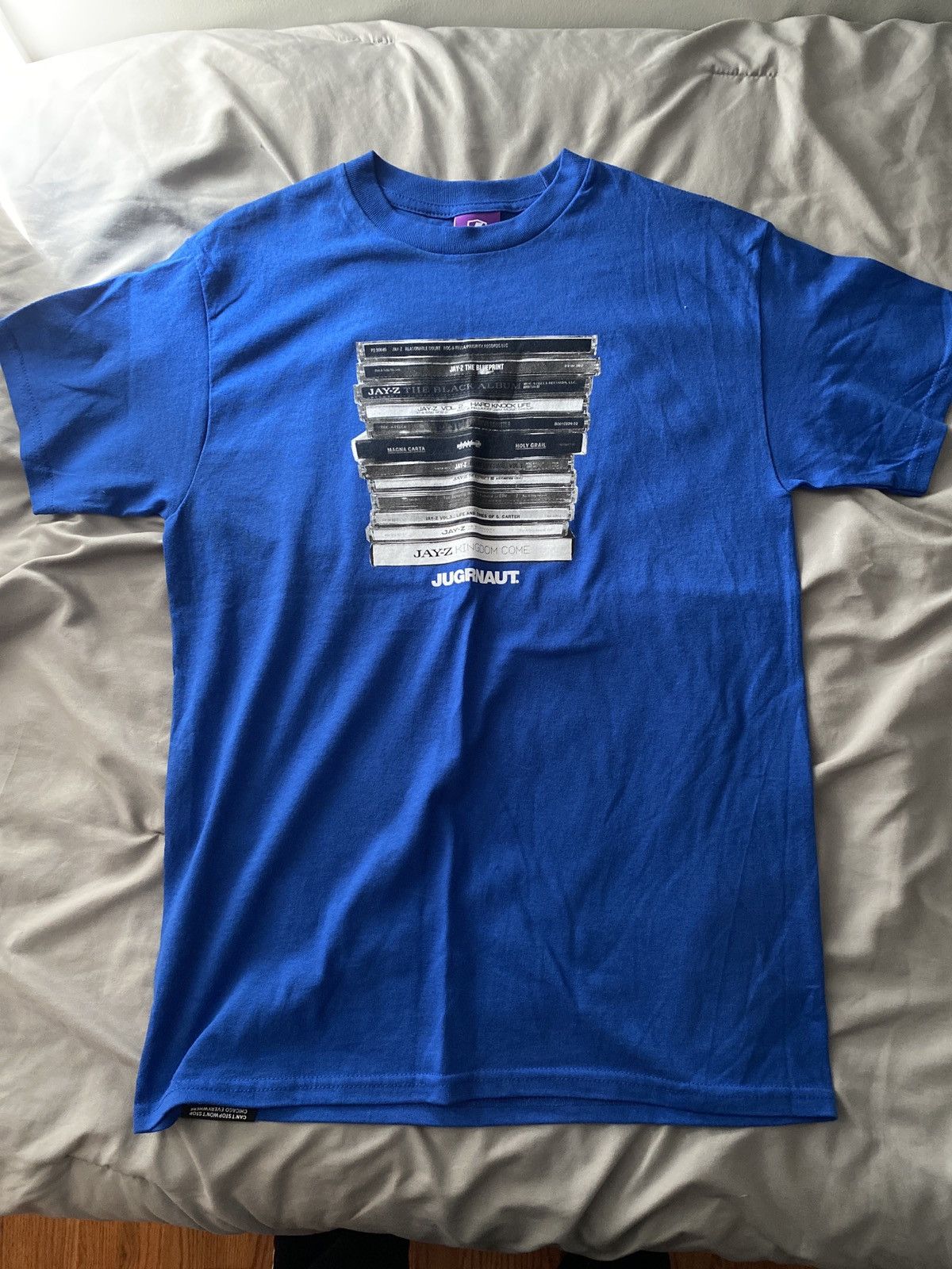 Jugrnaut Blue Short Sleeve Jay Z T Shirt Hoodie, Sweatshirt | PodTeesHub.com